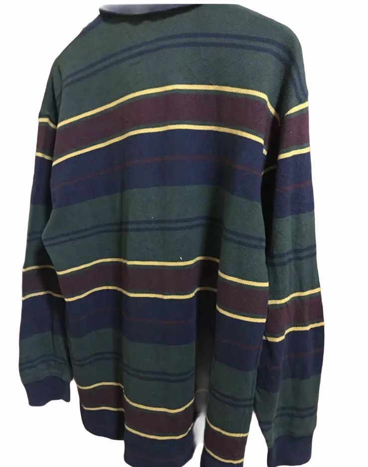 Tommy Hilfiger Vintage Tommy Hilfiger Striped Rugby Shirt Size US L / EU 52-54 / 3 - 6 Thumbnail