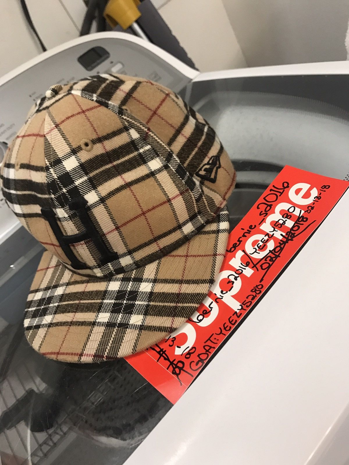 Huf burberry hat hotsell