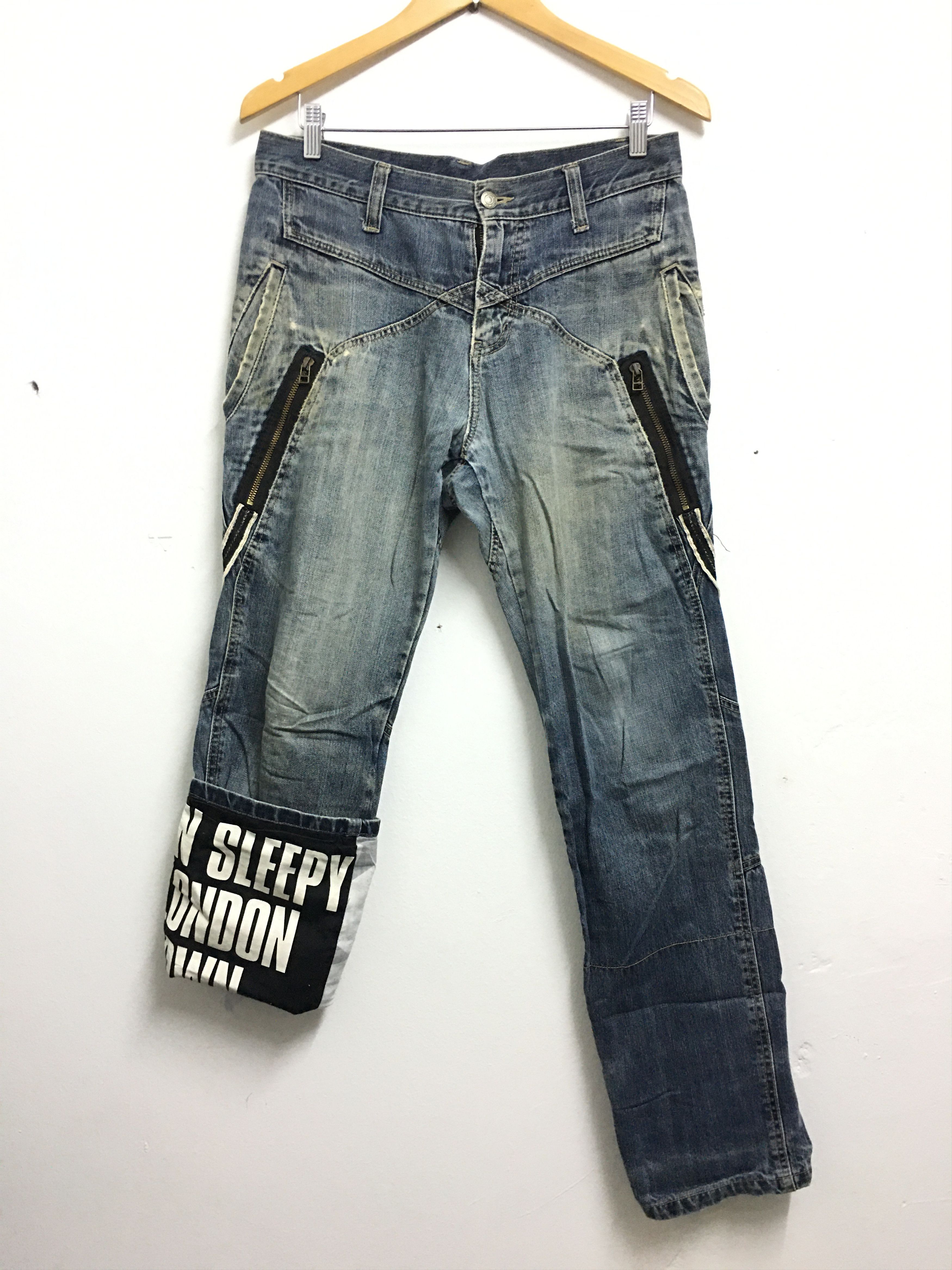 PPFM In Sleepy London Town Distressed Denim / Parachute