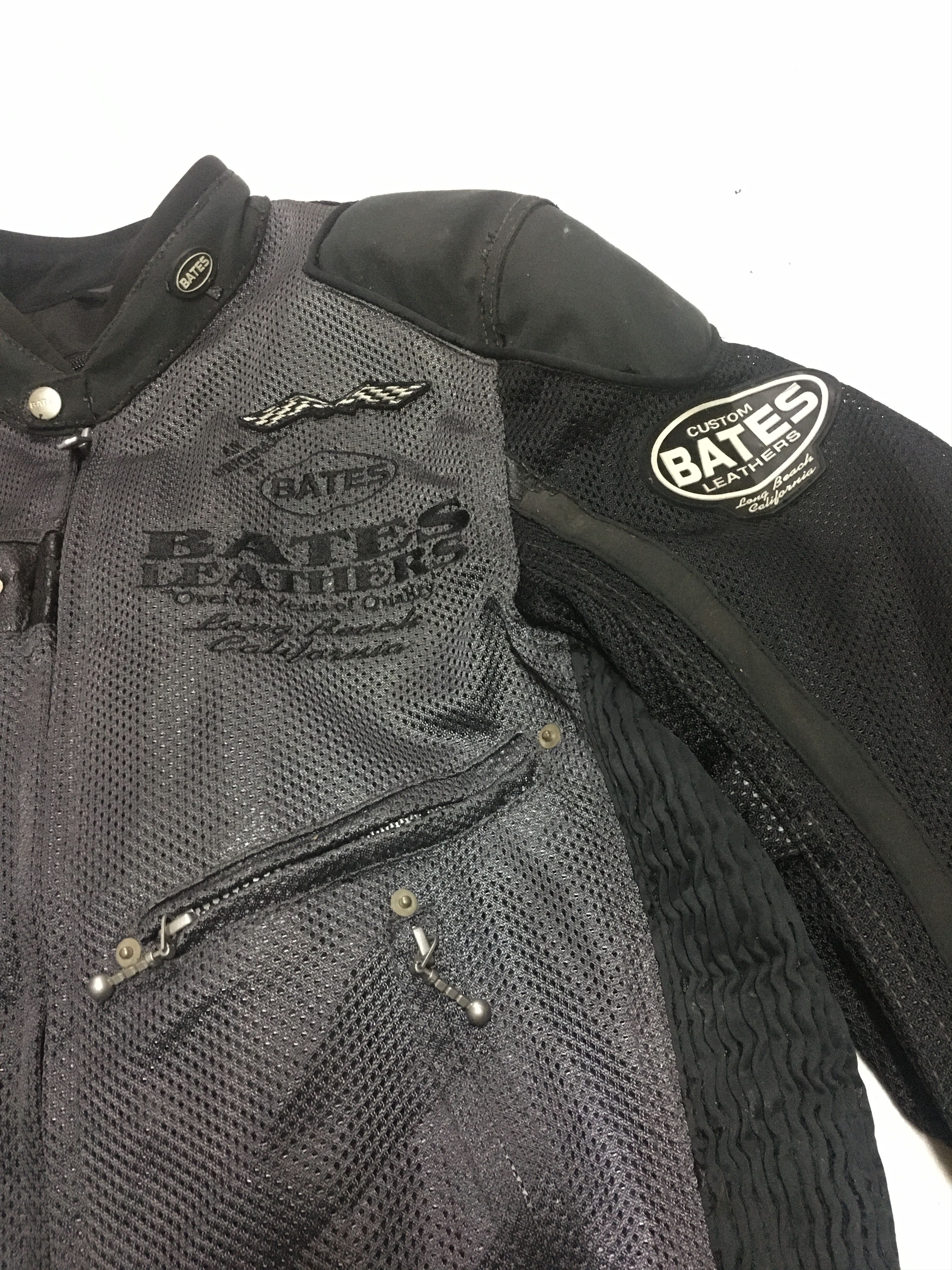 Bates Hats × Vintage Bates Custom Leather Motorcycle Jacket Size US M / EU 48-50 / 2 - 4 Thumbnail