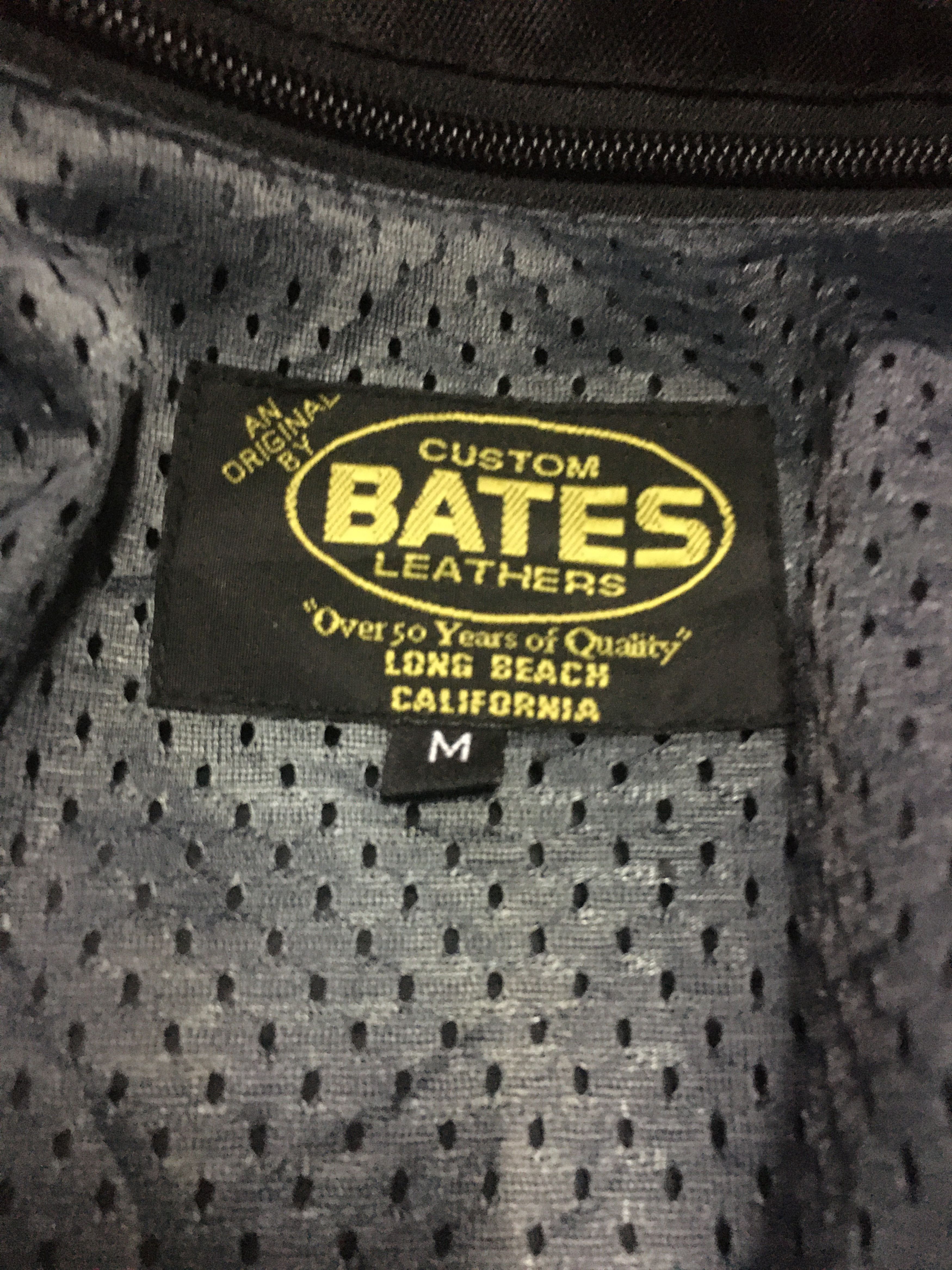 Bates Hats × Vintage Bates Custom Leather Motorcycle Jacket Size US M / EU 48-50 / 2 - 5 Thumbnail