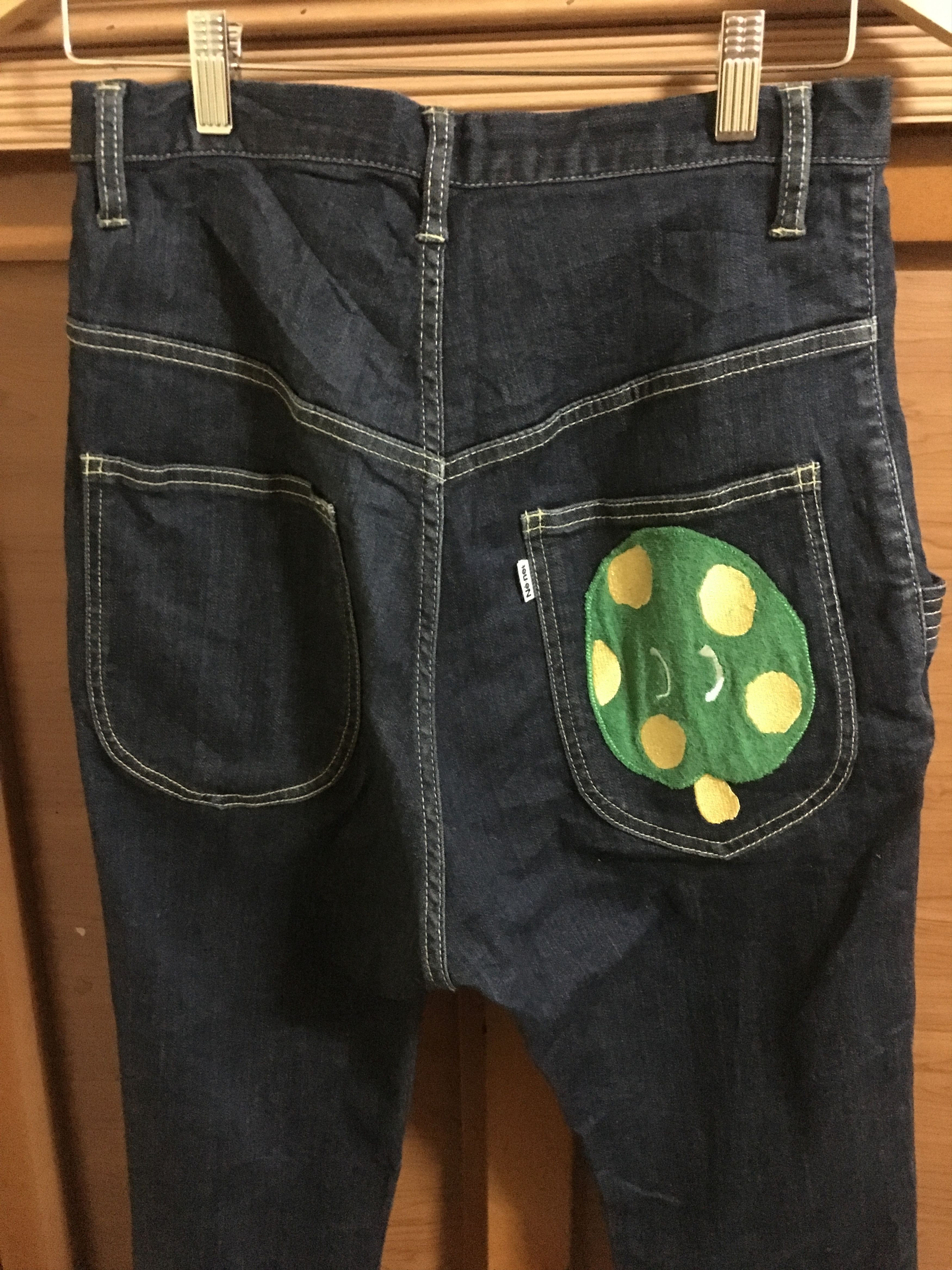 Issey Miyake Issey Miyake Designer Ne-net Embroidered Denim Jeans Size US 29 - 7 Thumbnail