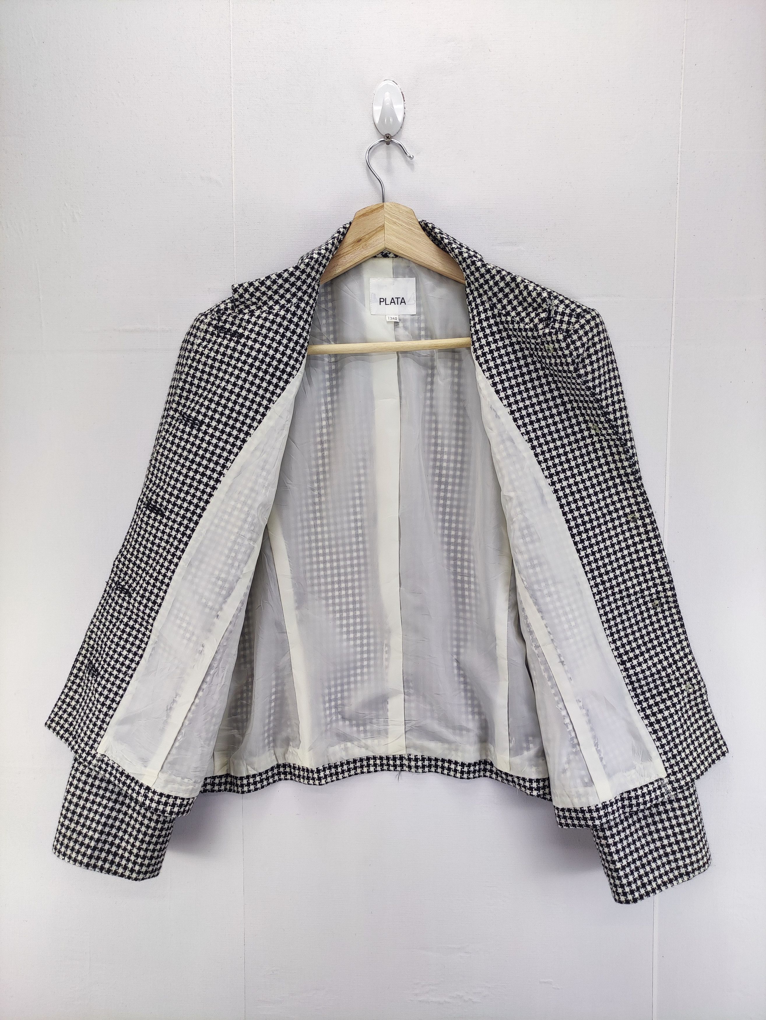 Japanese Brand Vintage Plata Coat Blazer Jacket Size S / US 4 / IT 40 - 3 Thumbnail