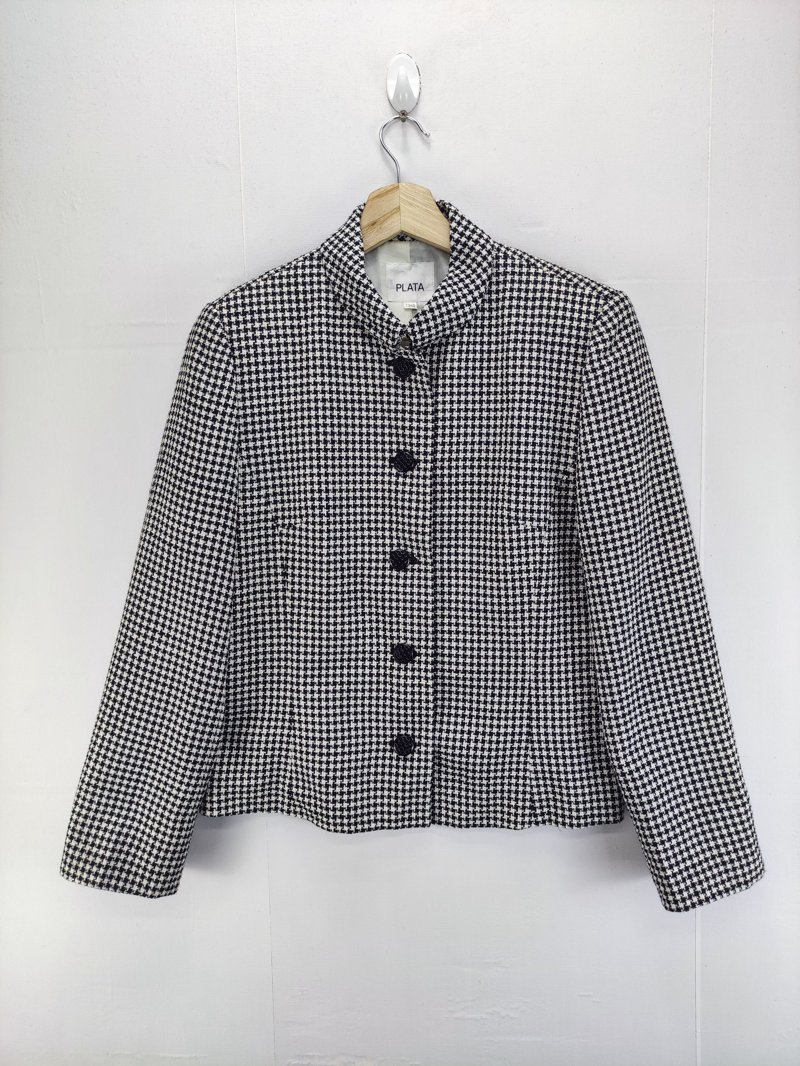 Japanese Brand Vintage Plata Coat Blazer Jacket Size S / US 4 / IT 40 - 1 Thumbnail