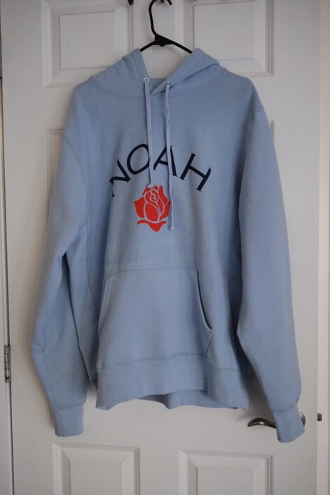 Noah Noah NYC Rose Logo Light Blue Hoodie Size XL | Grailed