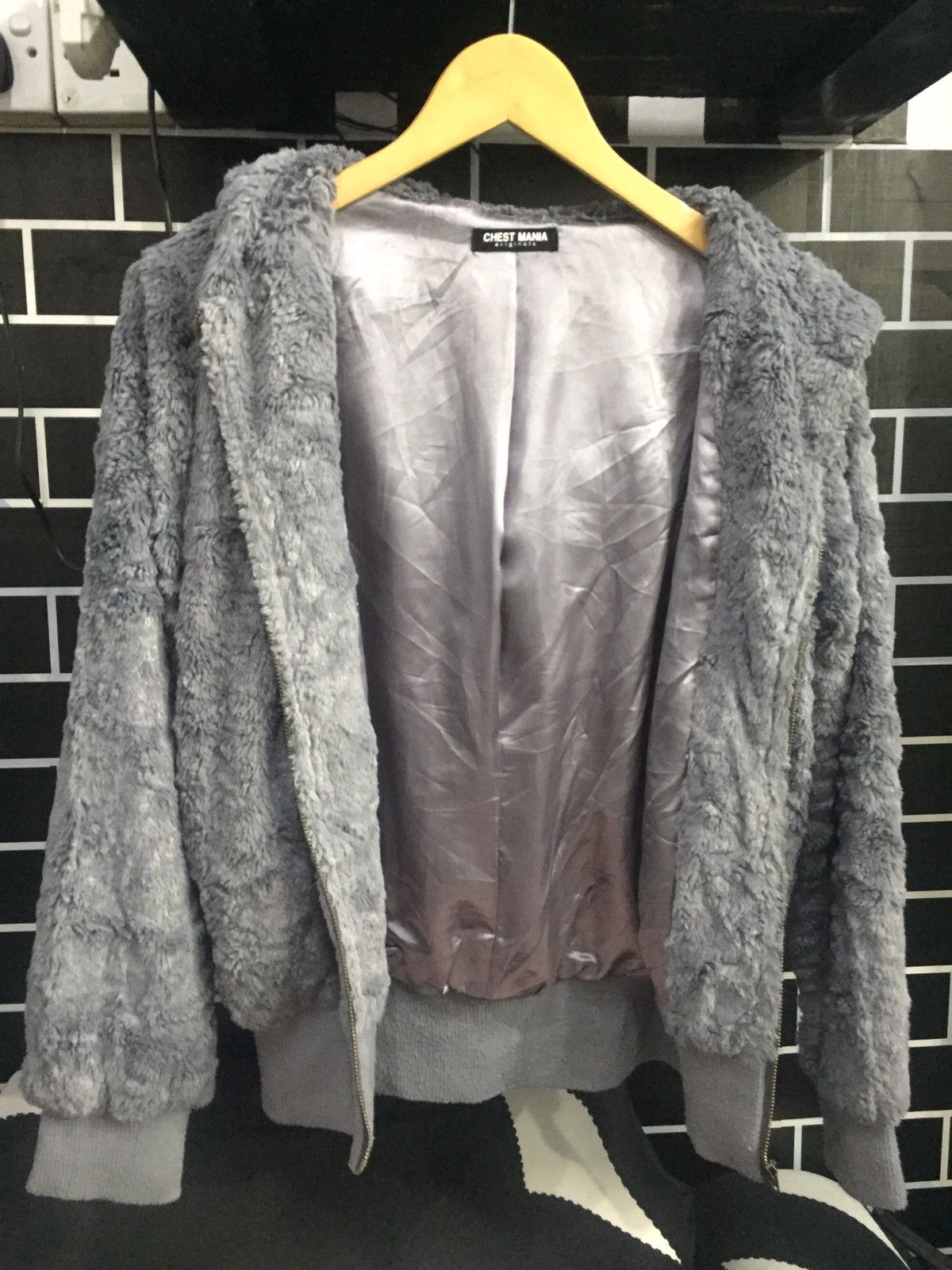 Designer × Japanese Brand JAPANESE BRAND CHEST MANIA FLEECE HODDIE ZIPP UP SWEATER Size US S / EU 44-46 / 1 - 4 Thumbnail