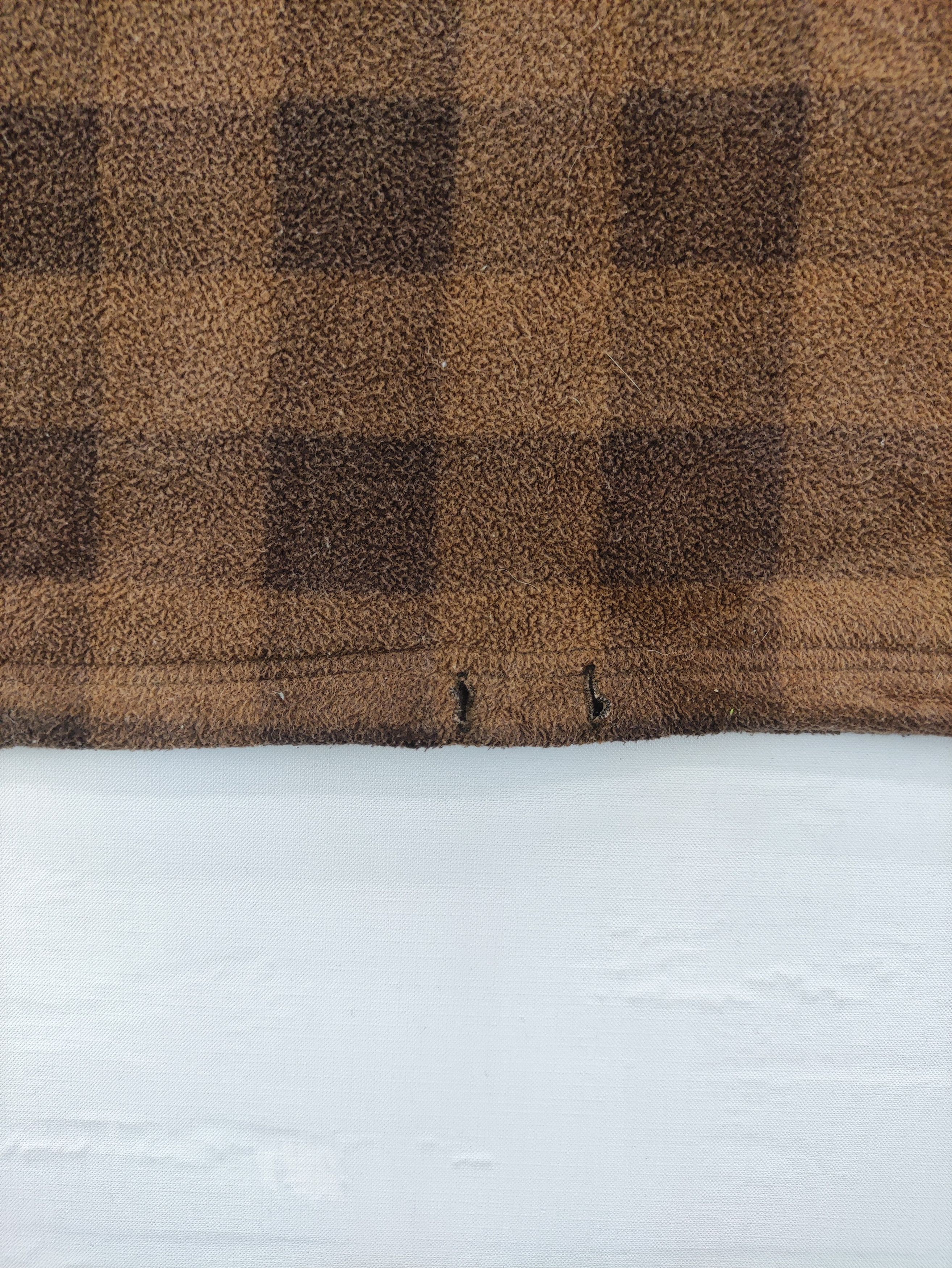 Uniqlo Vintage 90s Uniqlo Sweater Checkered Fleece Half Zipper Size US L / EU 52-54 / 3 - 3 Thumbnail