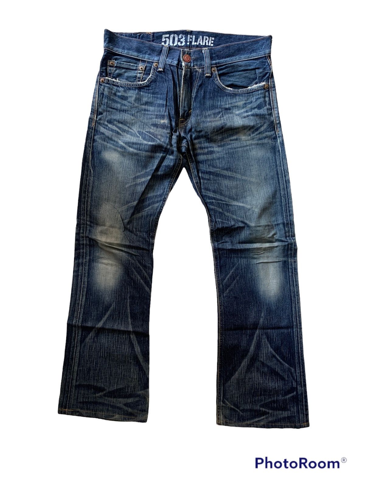 image of Vintage 503 Flare Vd10 in Blue, Men's (Size 34)