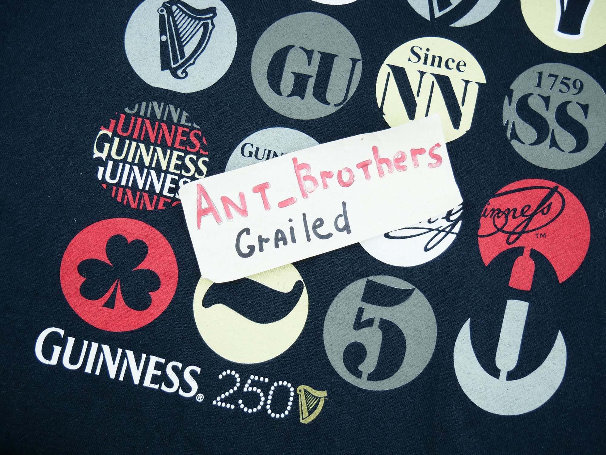 Vintage Guinness vintage t-shirt Size US L / EU 52-54 / 3 - 6 Thumbnail