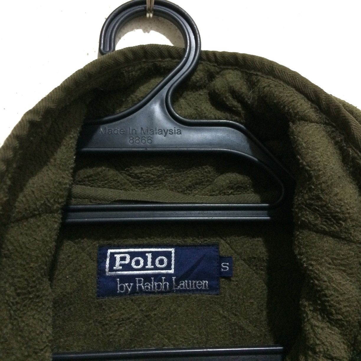 Polo Ralph Lauren × Vintage Polo Ralph lauren Quilted Jacket Bomber Nylon Leather Fleec Size US S / EU 44-46 / 1 - 8 Thumbnail