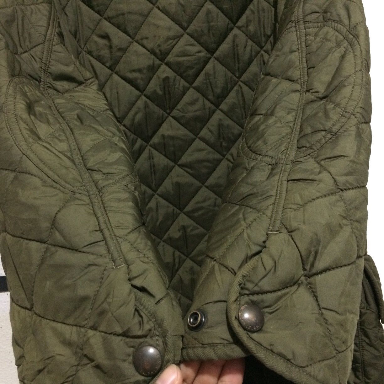 Polo Ralph Lauren × Vintage Polo Ralph lauren Quilted Jacket Bomber Nylon Leather Fleec Size US S / EU 44-46 / 1 - 6 Thumbnail