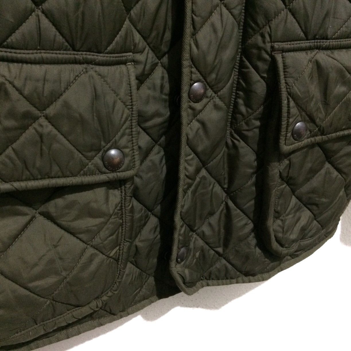 Polo Ralph Lauren × Vintage Polo Ralph lauren Quilted Jacket Bomber Nylon Leather Fleec Size US S / EU 44-46 / 1 - 3 Thumbnail