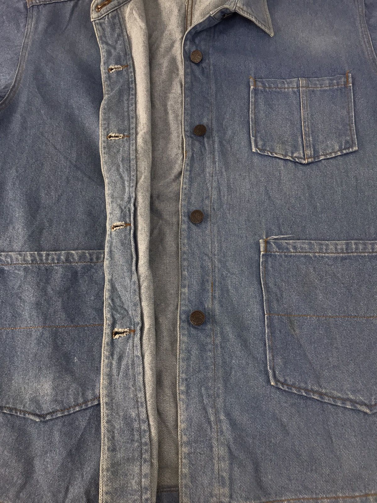 Japanese Brand × Vintage St. Elmo Denim Jacket Trucker Button Inspired Designer Size US M / EU 48-50 / 2 - 4 Thumbnail