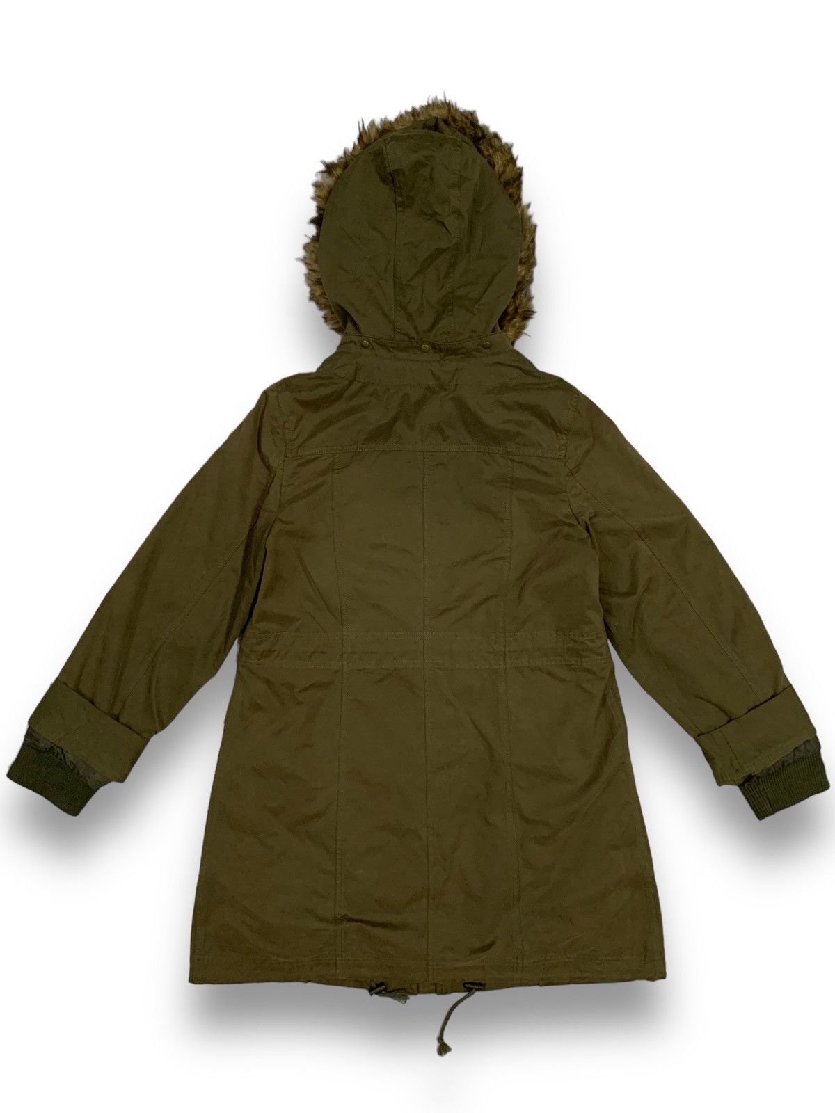 Japanese Brand Japanese Brand A.V.V Standard Faux Fur Military Parka Jacket Size L / US 10 / IT 46 - 2 Thumbnail
