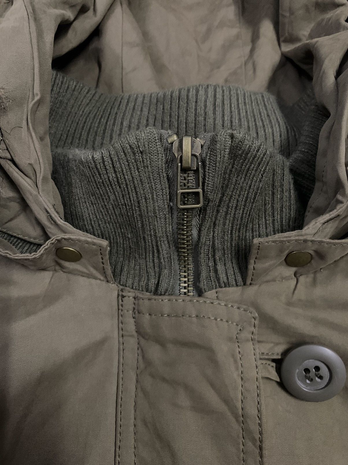 Japanese Brand Japanese Brand A.V.V Standard Faux Fur Military Parka Jacket Size L / US 10 / IT 46 - 7 Thumbnail
