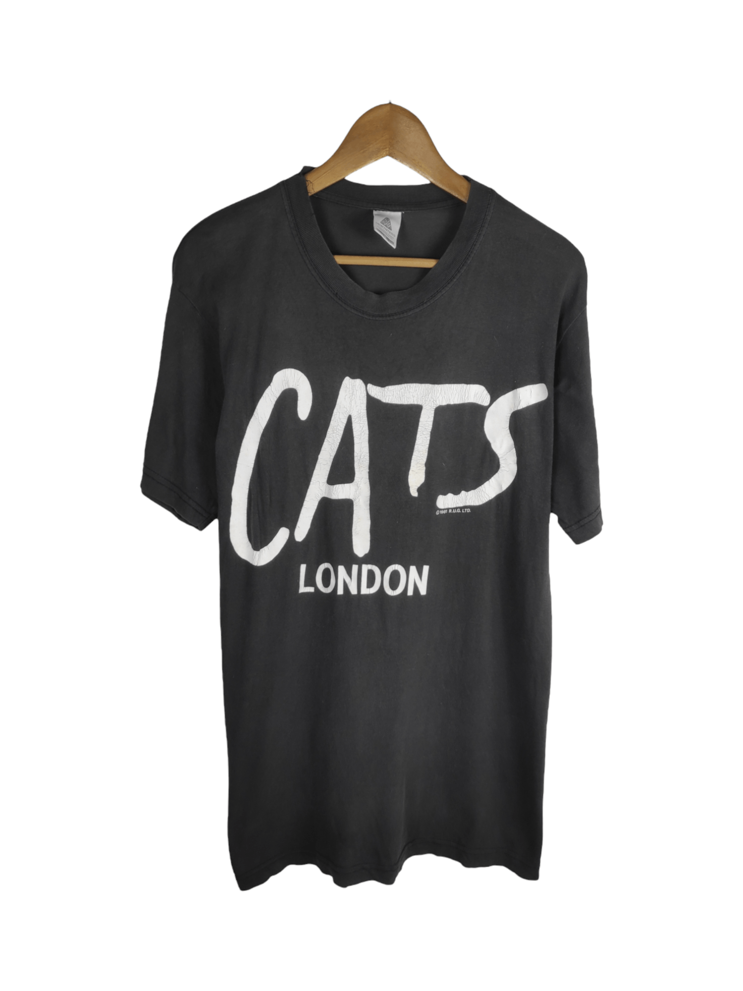 image of Best Offer Vintage Cats London Musical Promo Thin Shirt, Men's (Size Medium)