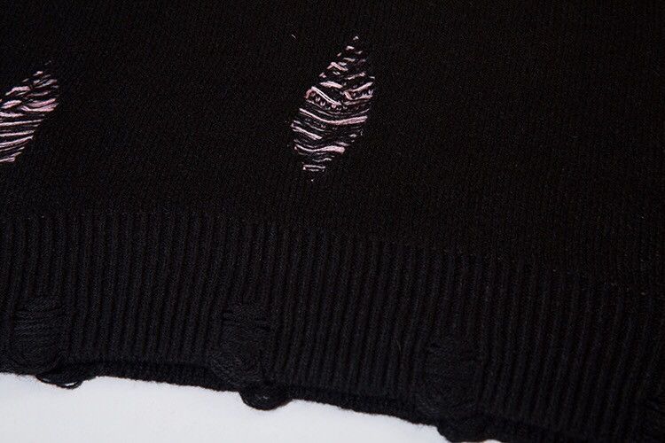 Japanese Brand × Vintage Retro fashion butterfly ripped knitwear sweater Size US M / EU 48-50 / 2 - 6 Thumbnail