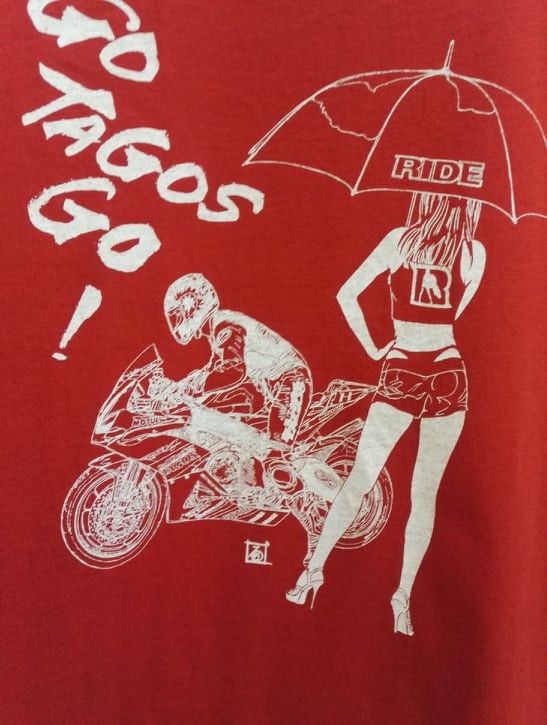 TAGOS RIDE Tシャツ Band Tees × Gildan × Racing Bull Docker