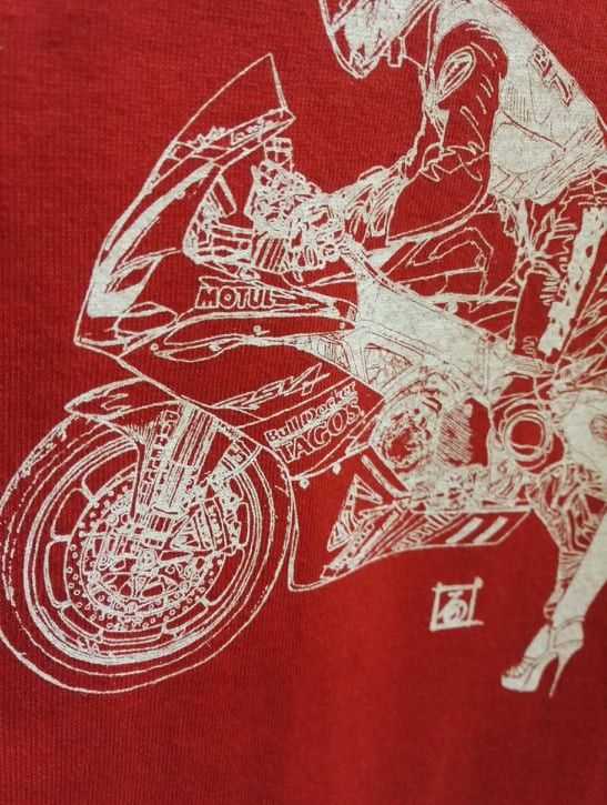 Band Tees Bull Docker Tagos Shirt Motorsport Racing Japan (c30) Size US S / EU 44-46 / 1 - 3 Thumbnail