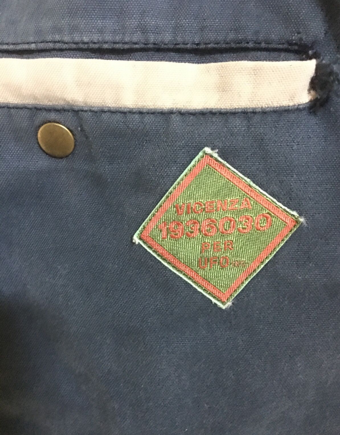 Japanese Brand Vicenza UFO very cool Design Patchwork Pant Size US 33 - 4 Thumbnail