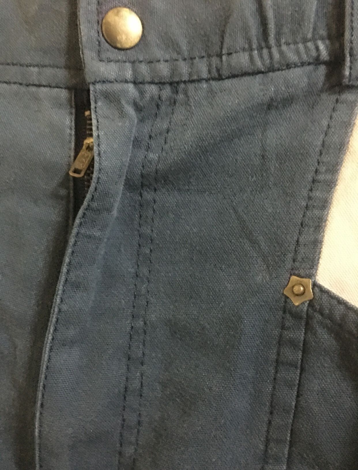 Japanese Brand Vicenza UFO very cool Design Patchwork Pant Size US 33 - 3 Thumbnail