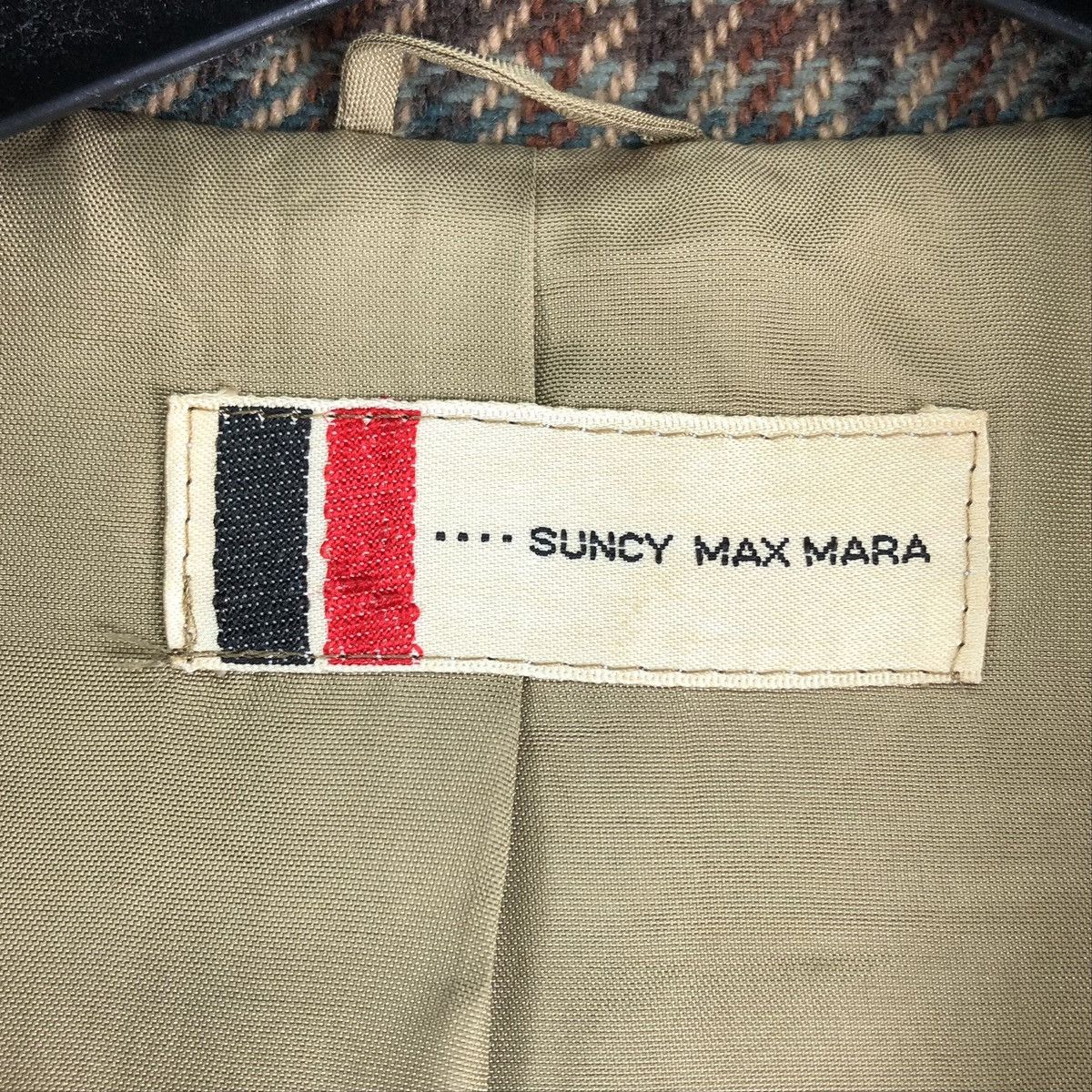 Max Mara Vintage 80's Suncy Max Mara Wool Hounstooth Cropped Jacket Size XS / US 0-2 / IT 36-38 - 12 Thumbnail