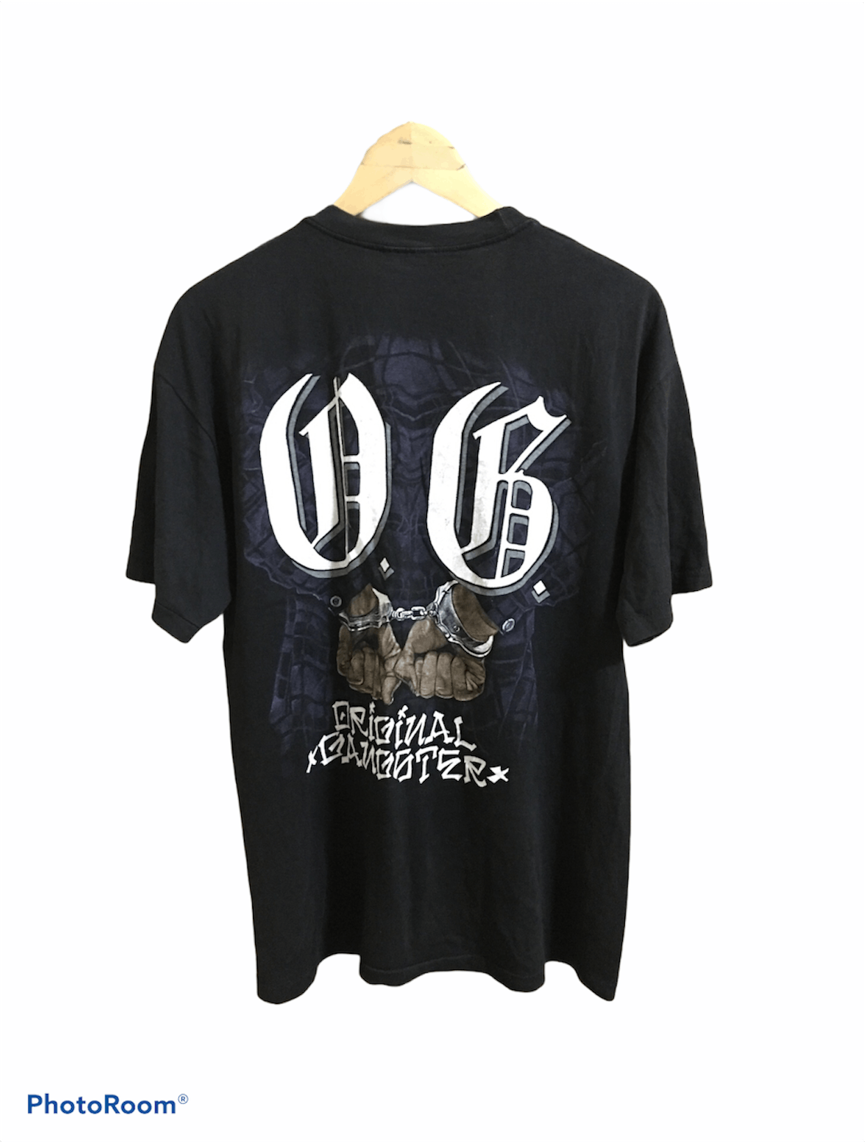 Vintage Vintage Ice T Original Gangster 1992 Promo T-Shirt Size US L / EU 52-54 / 3 - 3 Thumbnail