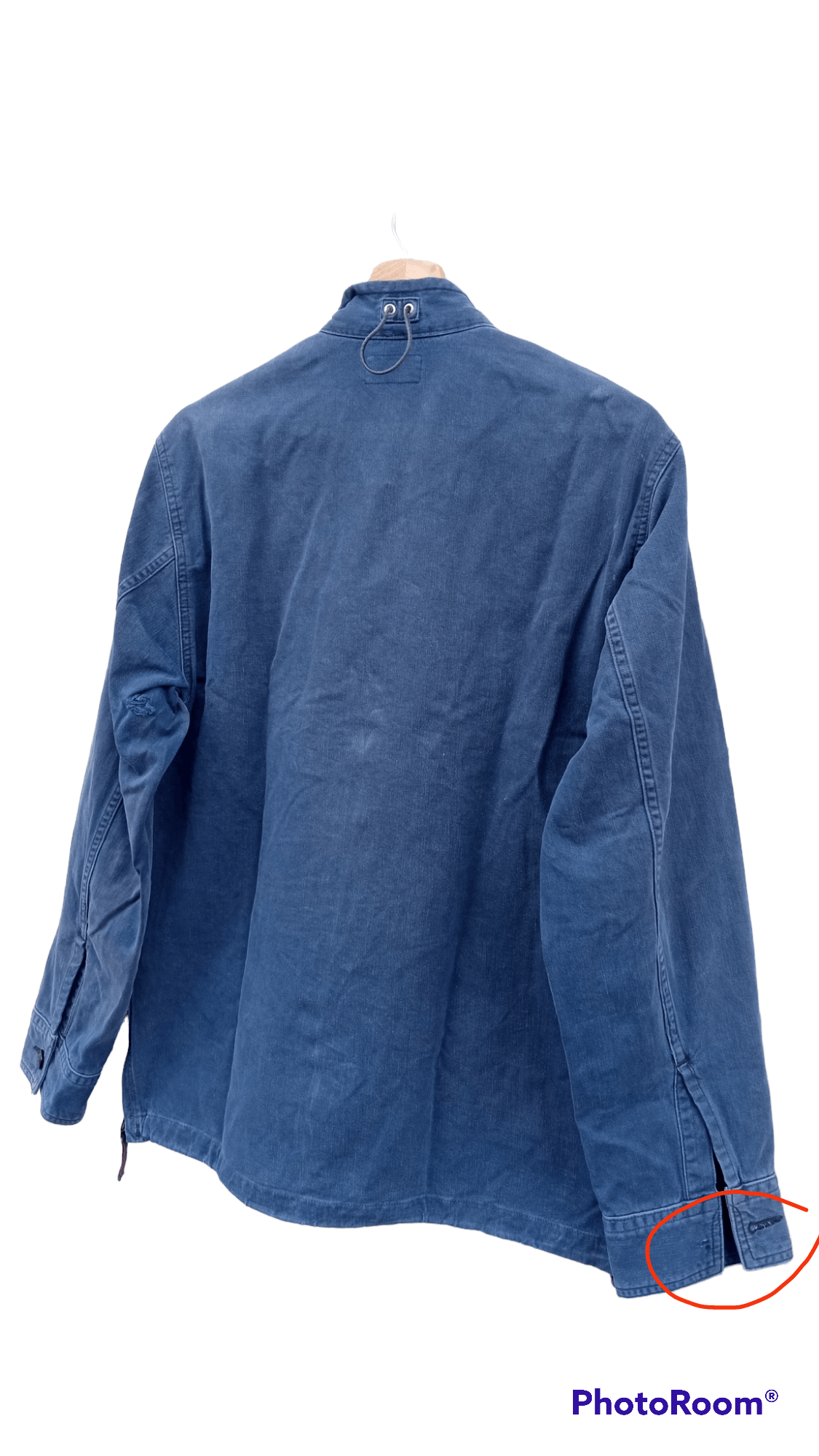 Blue Blue Japan × Japanese Brand × Vintage 🔥🔥Blue Blue Japan Indigo Sun Faded Pullover Jacket Size US L / EU 52-54 / 3 - 24 Thumbnail