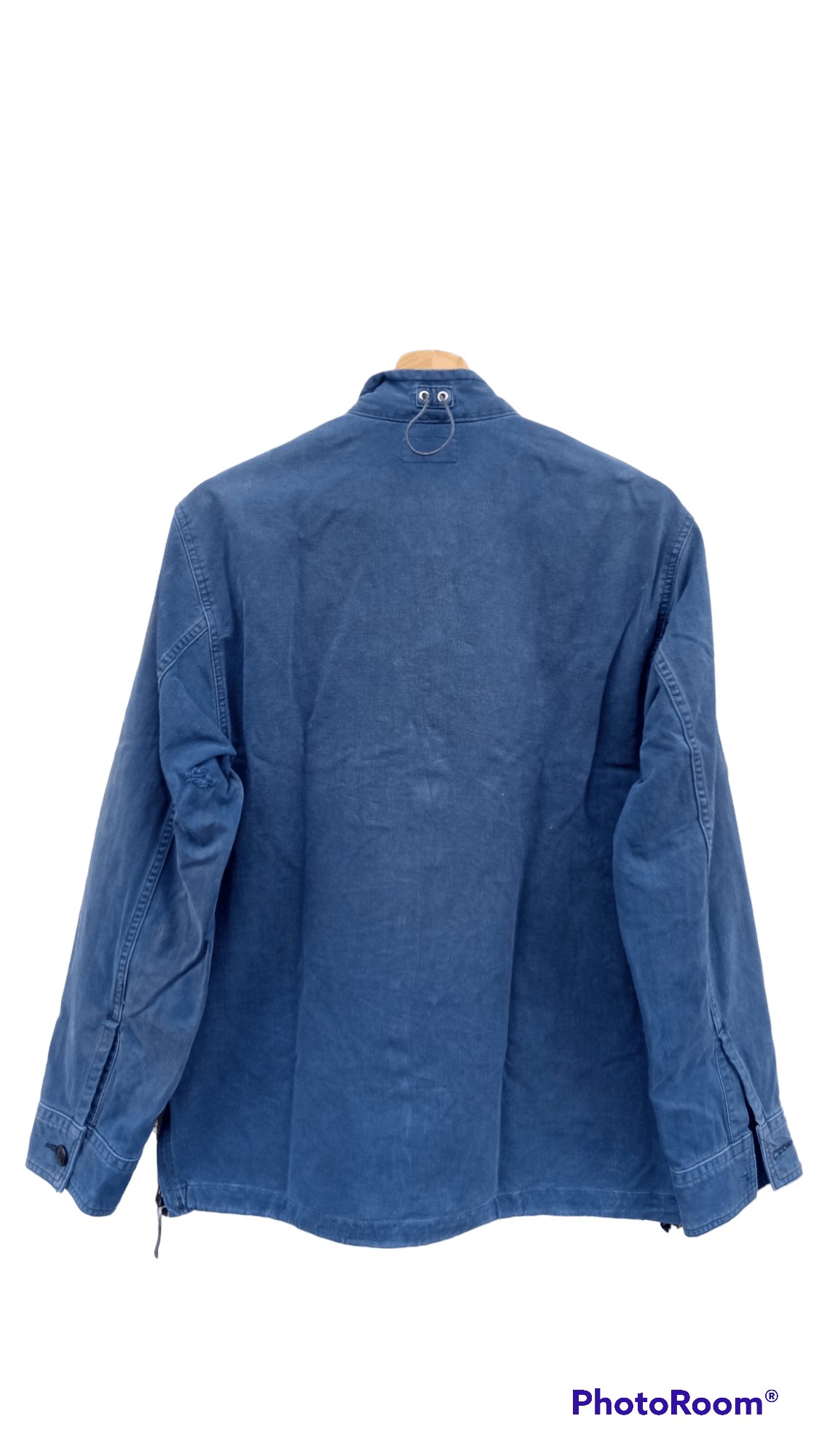 Blue Blue Japan × Japanese Brand × Vintage 🔥🔥Blue Blue Japan Indigo Sun Faded Pullover Jacket Size US L / EU 52-54 / 3 - 21 Thumbnail
