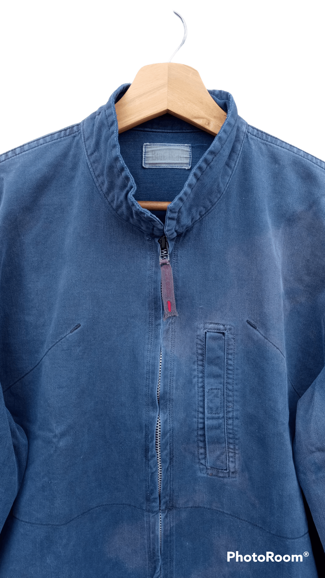 Blue Blue Japan × Japanese Brand × Vintage 🔥🔥Blue Blue Japan Indigo Sun Faded Pullover Jacket Size US L / EU 52-54 / 3 - 17 Thumbnail