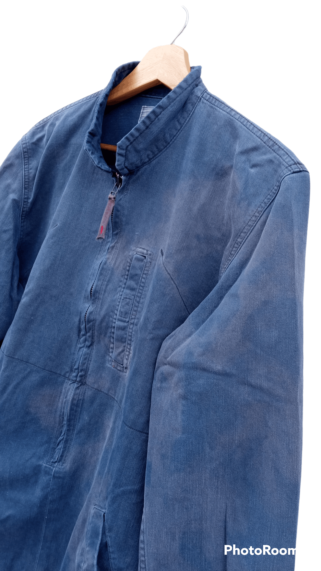 Blue Blue Japan × Japanese Brand × Vintage 🔥🔥Blue Blue Japan Indigo Sun Faded Pullover Jacket Size US L / EU 52-54 / 3 - 9 Thumbnail