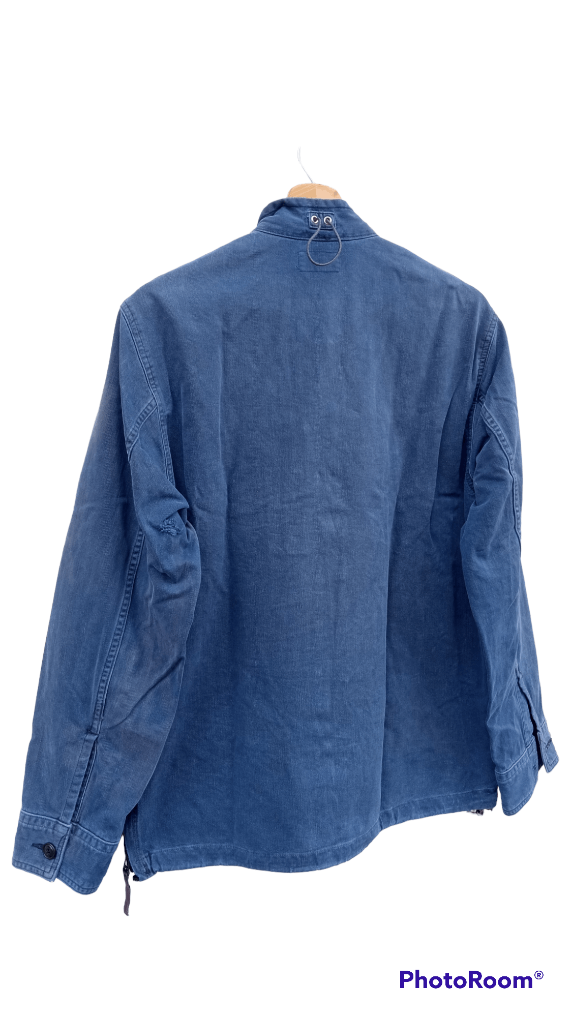 Blue Blue Japan × Japanese Brand × Vintage 🔥🔥Blue Blue Japan Indigo Sun Faded Pullover Jacket Size US L / EU 52-54 / 3 - 22 Thumbnail