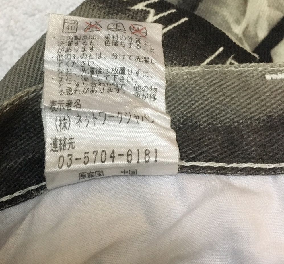 Japanese Brand × Kansai Yamamoto × Vintage Kansai Yamamoto Impact Floral Motif Flare Jeans Size US 27 - 8 Thumbnail