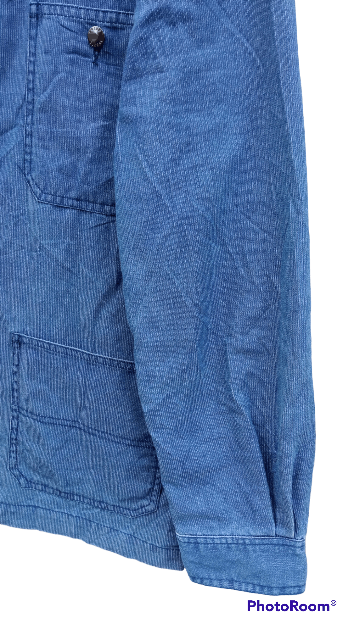 Indigo × Japanese Brand × Vintage 🔥🔥Vintage Style Japanese Brand Grand Global Chore Jacket Size US L / EU 52-54 / 3 - 11 Thumbnail