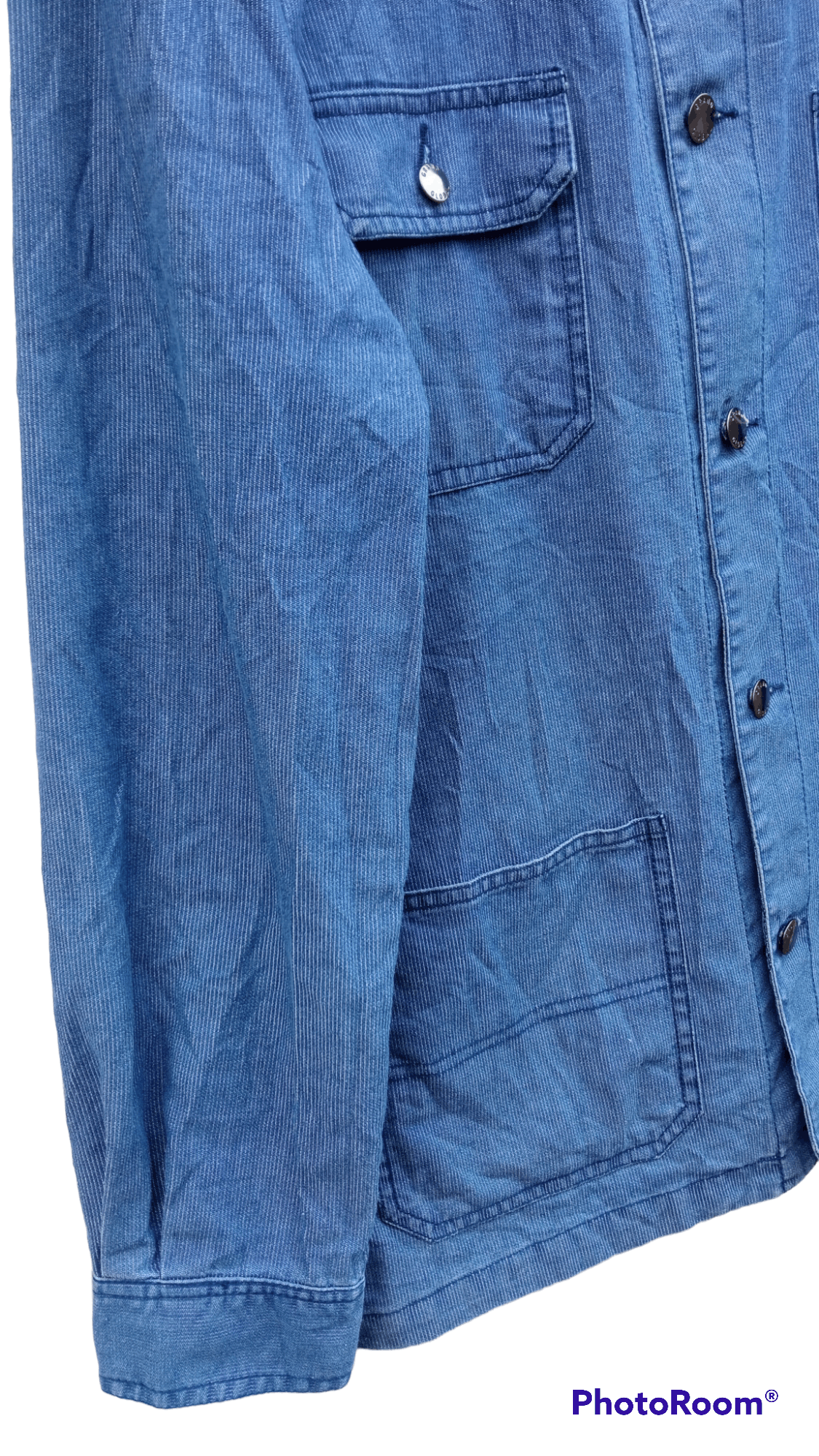 Indigo × Japanese Brand × Vintage 🔥🔥Vintage Style Japanese Brand Grand Global Chore Jacket Size US L / EU 52-54 / 3 - 7 Thumbnail