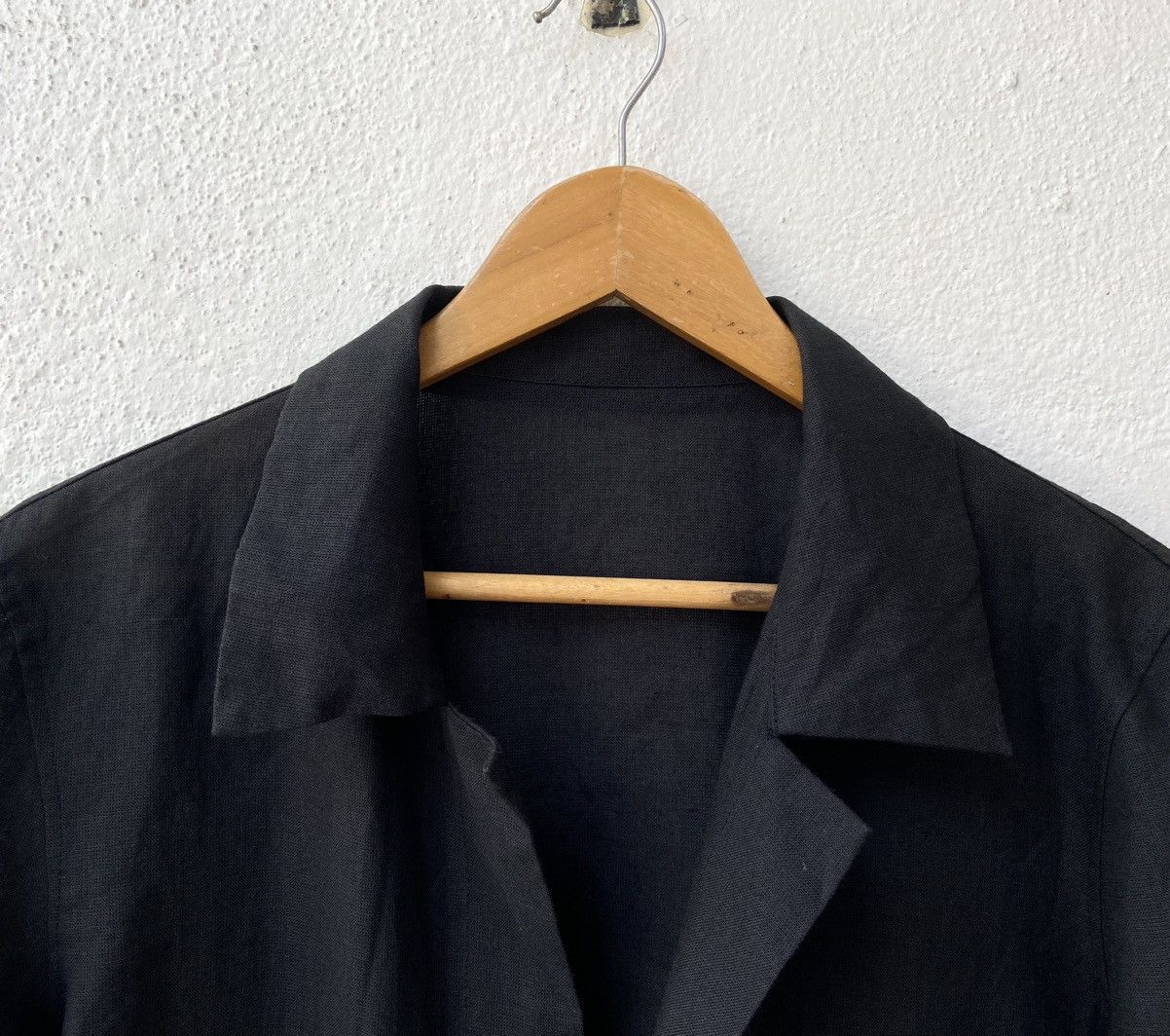 Yohji Yamamoto Yohji Yamamoto Noir Vegetable Fiber Cropped Jacket Size US M / EU 48-50 / 2 - 3 Thumbnail