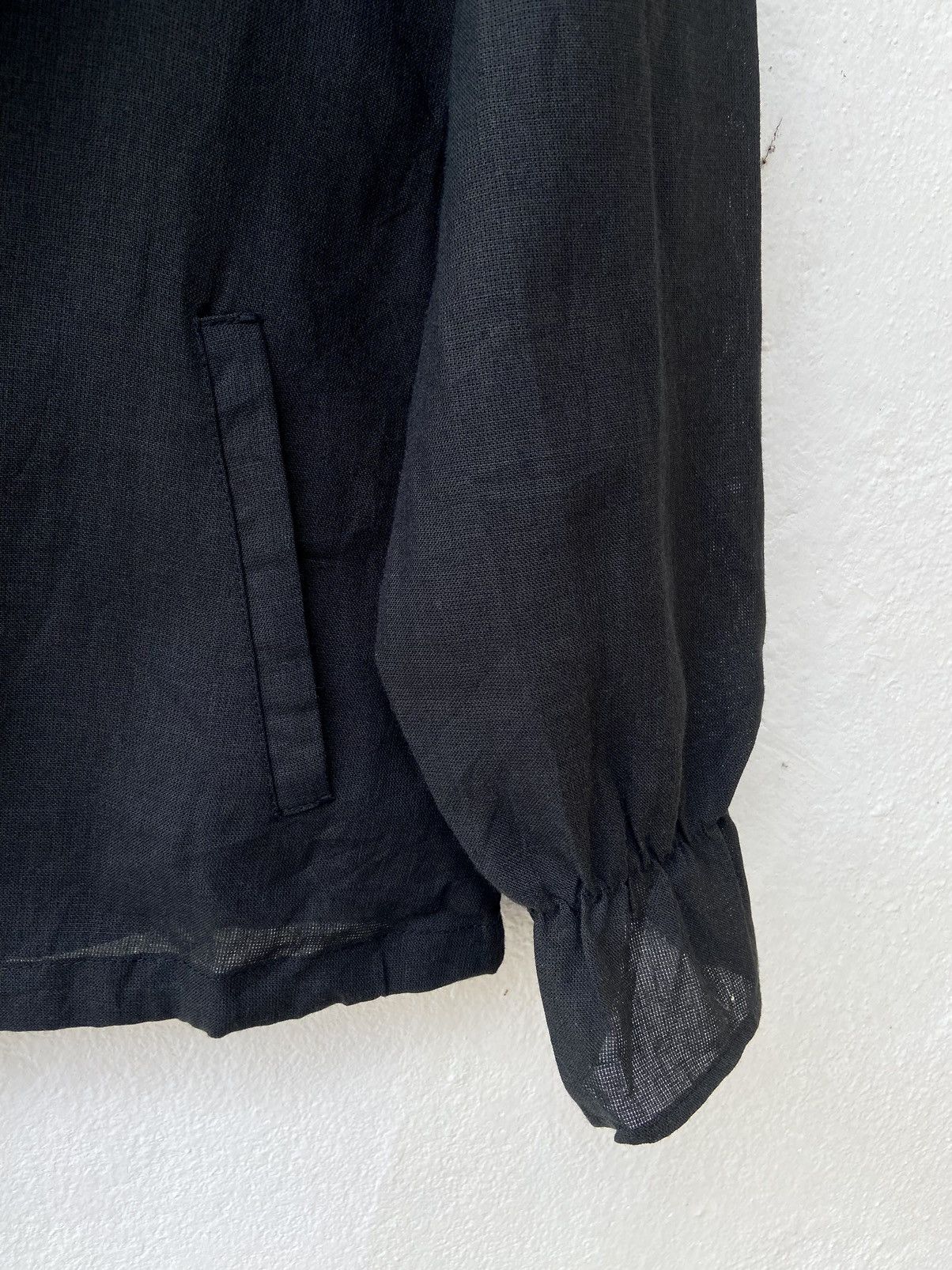 Yohji Yamamoto Yohji Yamamoto Noir Vegetable Fiber Cropped Jacket Size US M / EU 48-50 / 2 - 4 Thumbnail