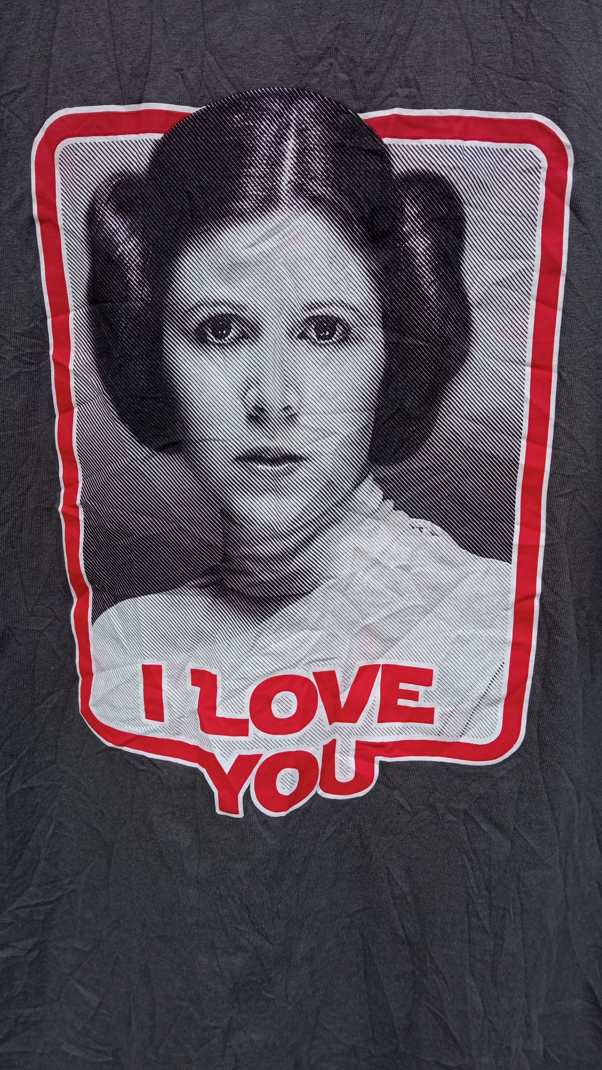 Star Wars × Vintage 🔥🔥Hanes x Star Wars Princess Ieia I Love You T-Shirt Size US L / EU 52-54 / 3 - 20 Thumbnail