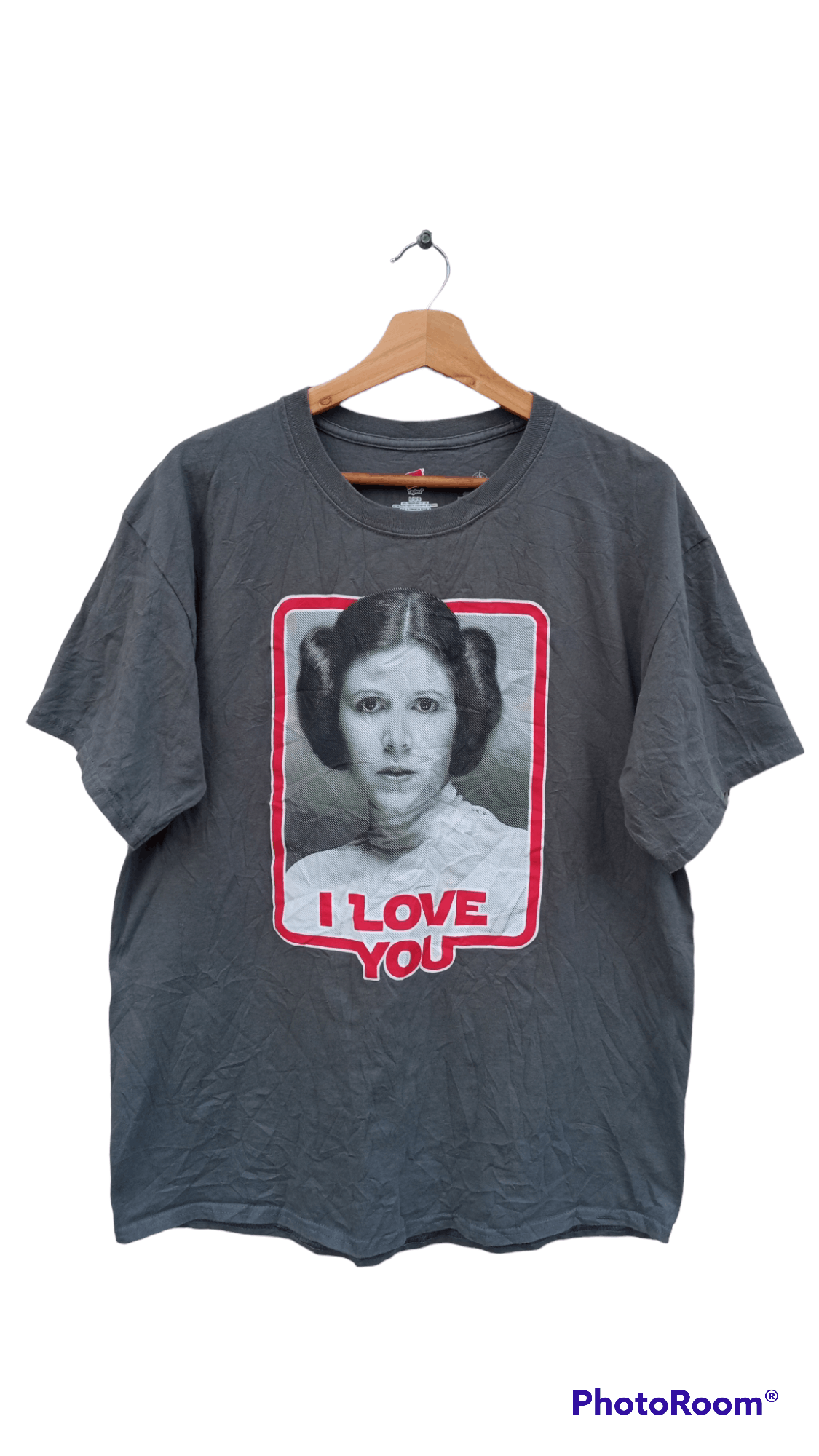 Star Wars × Vintage 🔥🔥Hanes x Star Wars Princess Ieia I Love You T-Shirt Size US L / EU 52-54 / 3 - 1 Thumbnail