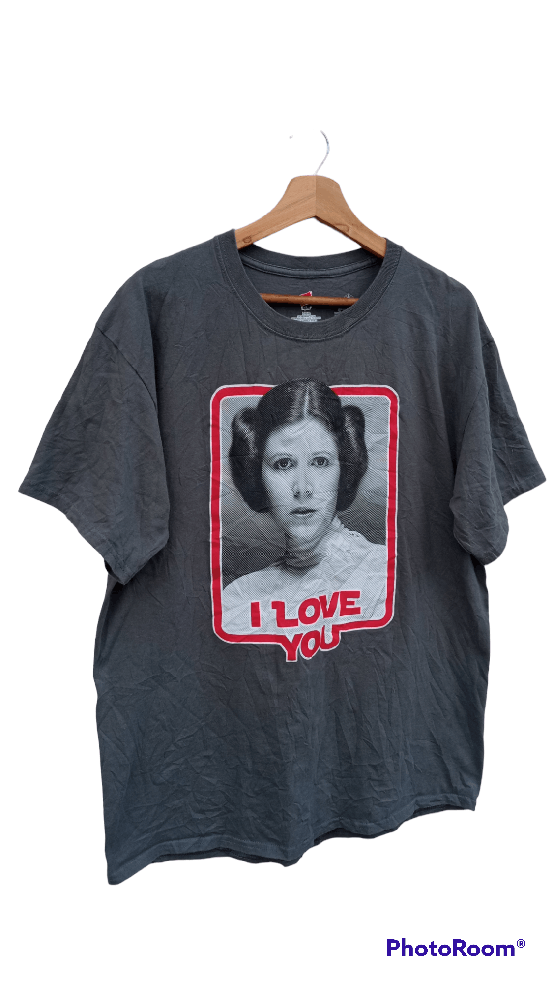 Star Wars × Vintage 🔥🔥Hanes x Star Wars Princess Ieia I Love You T-Shirt Size US L / EU 52-54 / 3 - 2 Thumbnail