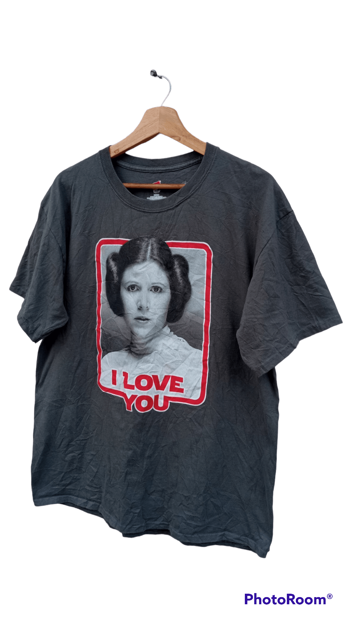 Star Wars × Vintage 🔥🔥Hanes x Star Wars Princess Ieia I Love You T-Shirt Size US L / EU 52-54 / 3 - 3 Thumbnail