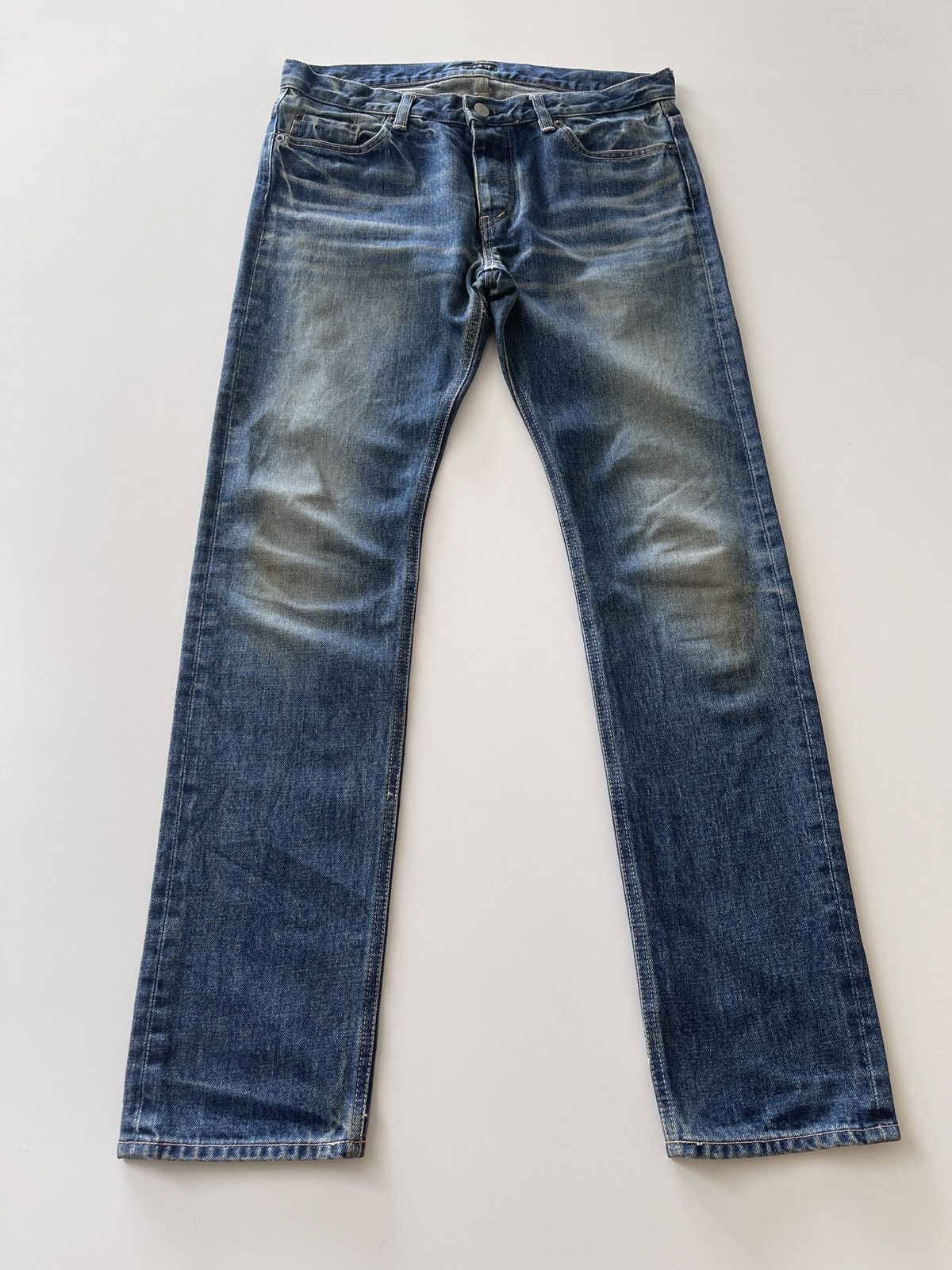 Japanese Brand Domingo Rusty Slim Denim Size US 32 / EU 48 - 4 Thumbnail