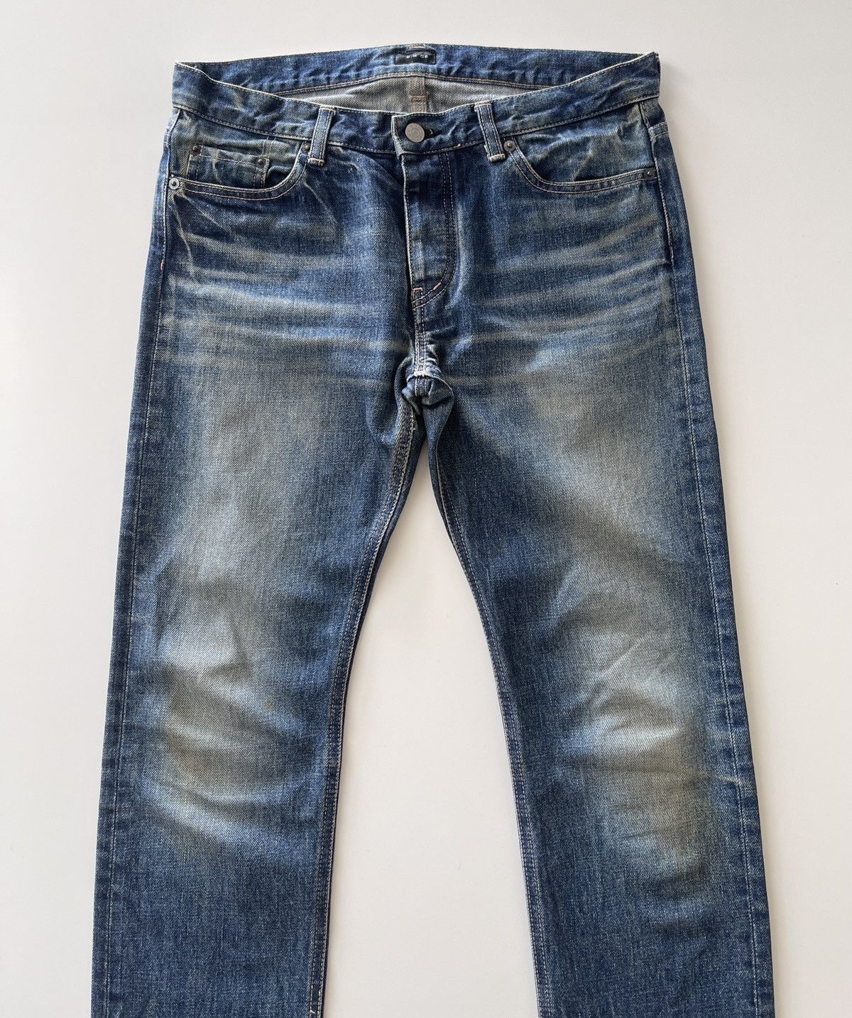 Japanese Brand Domingo Rusty Slim Denim Size US 32 / EU 48 - 5 Thumbnail