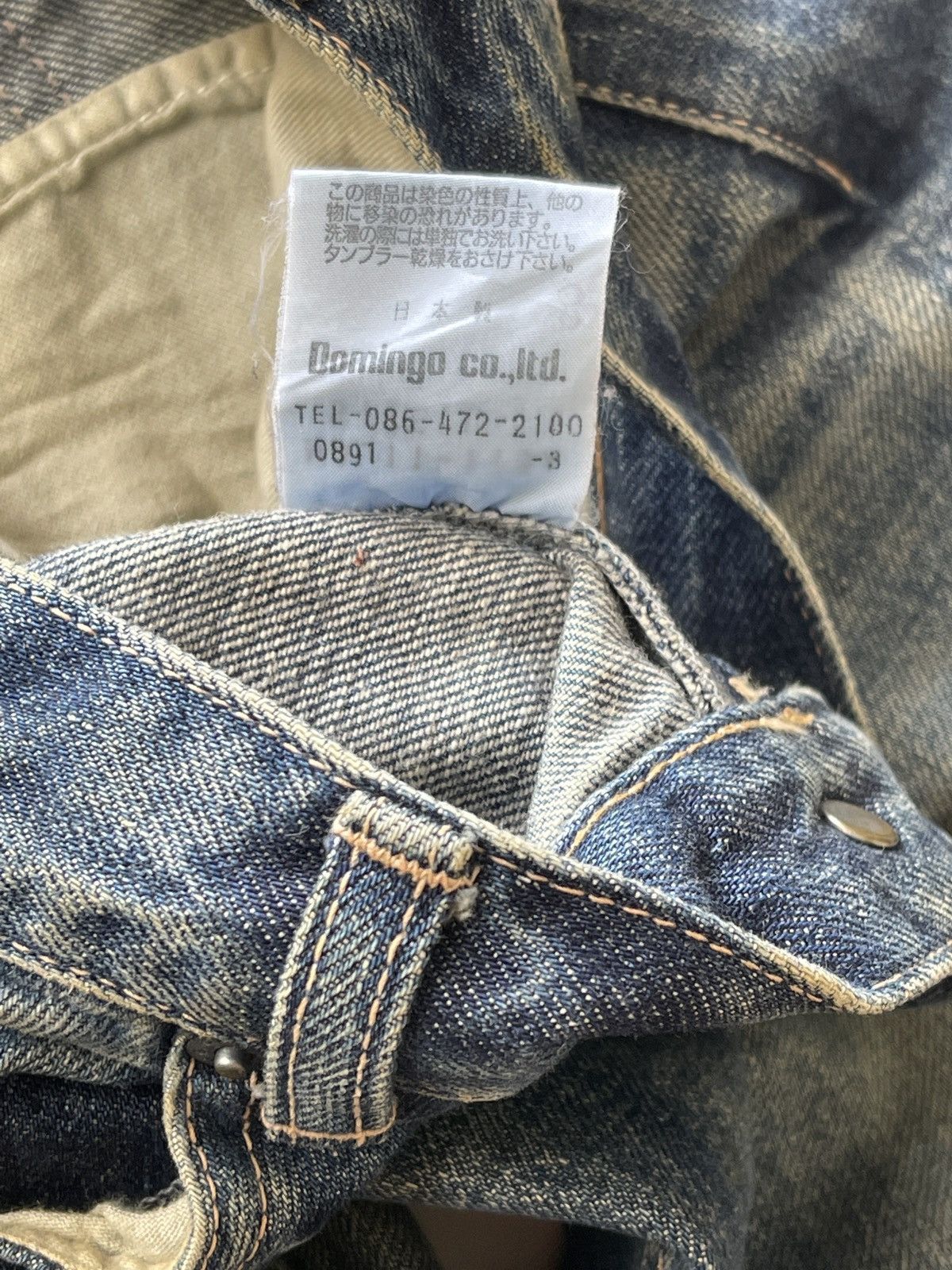 Japanese Brand Domingo Rusty Slim Denim Size US 32 / EU 48 - 12 Thumbnail