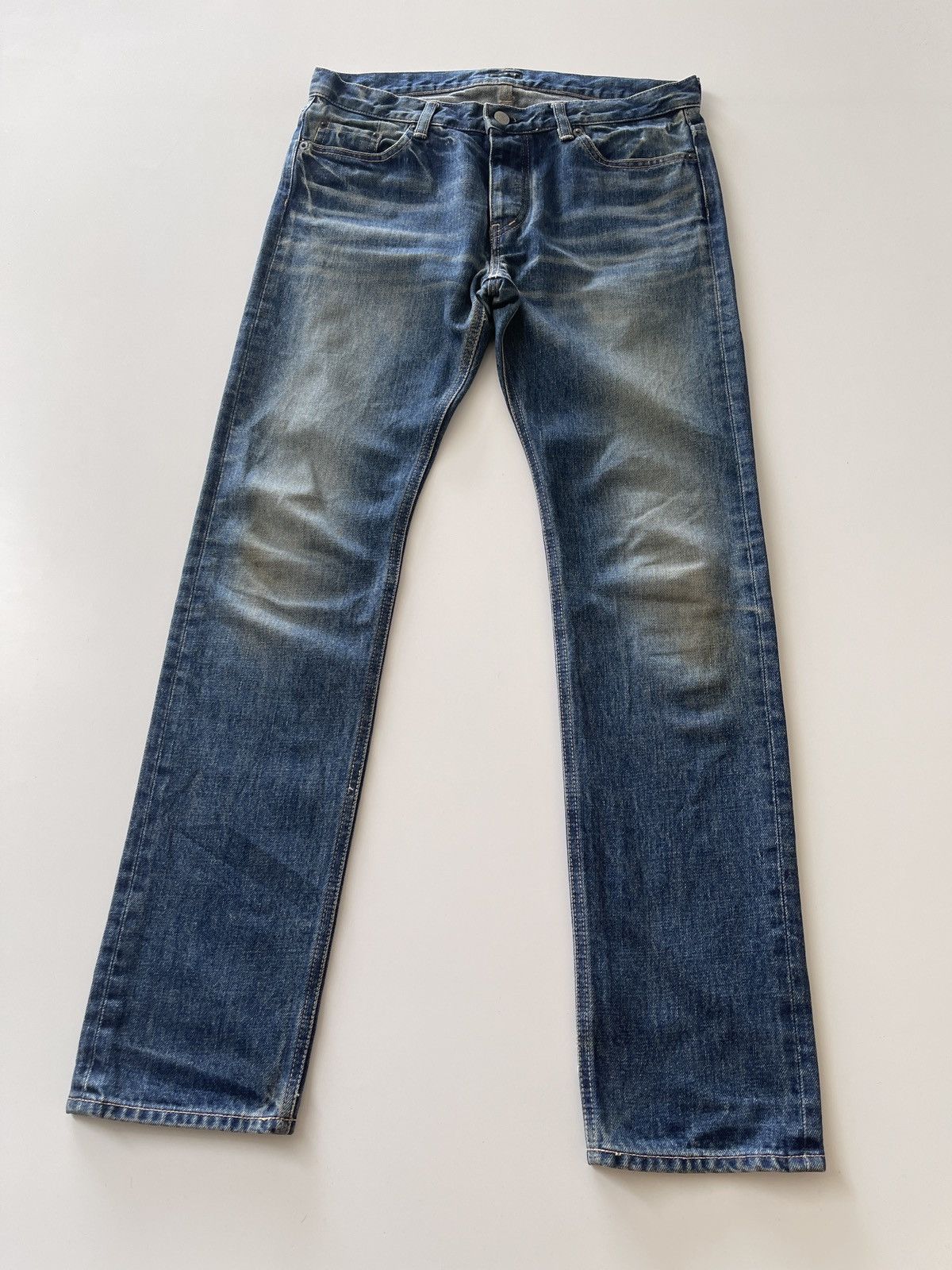 Japanese Brand Domingo Rusty Slim Denim Size US 32 / EU 48 - 3 Thumbnail