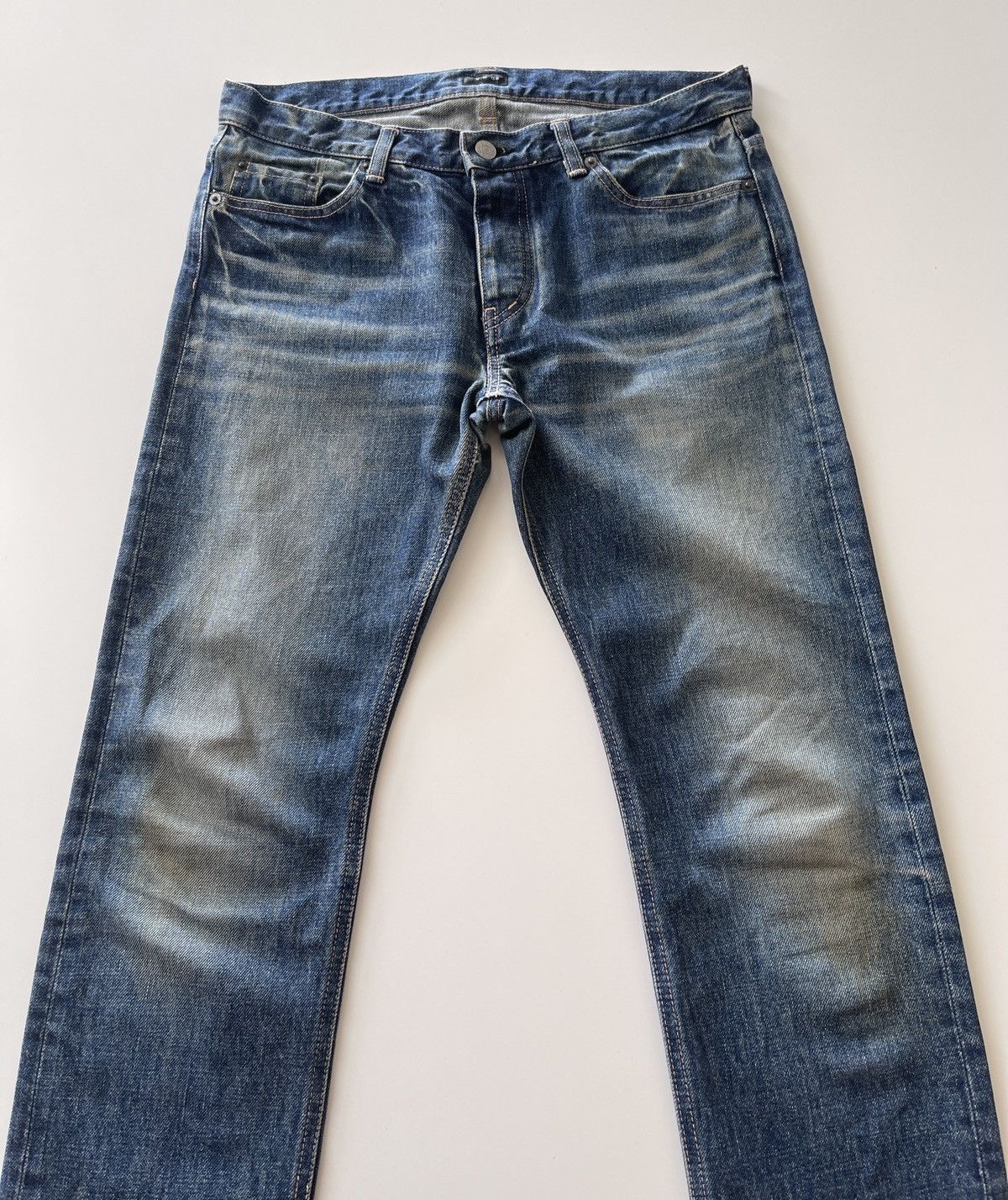 Japanese Brand Domingo Rusty Slim Denim Size US 32 / EU 48 - 6 Thumbnail