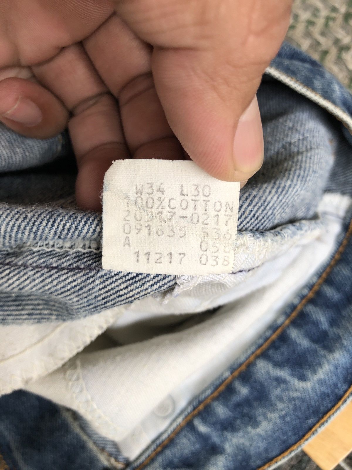 Levi's × Vintage VINTAGE LEVIS 517 ORANGE TAB BOOTCUT FLARED DENIM JEANS Size US 33 - 20 Thumbnail