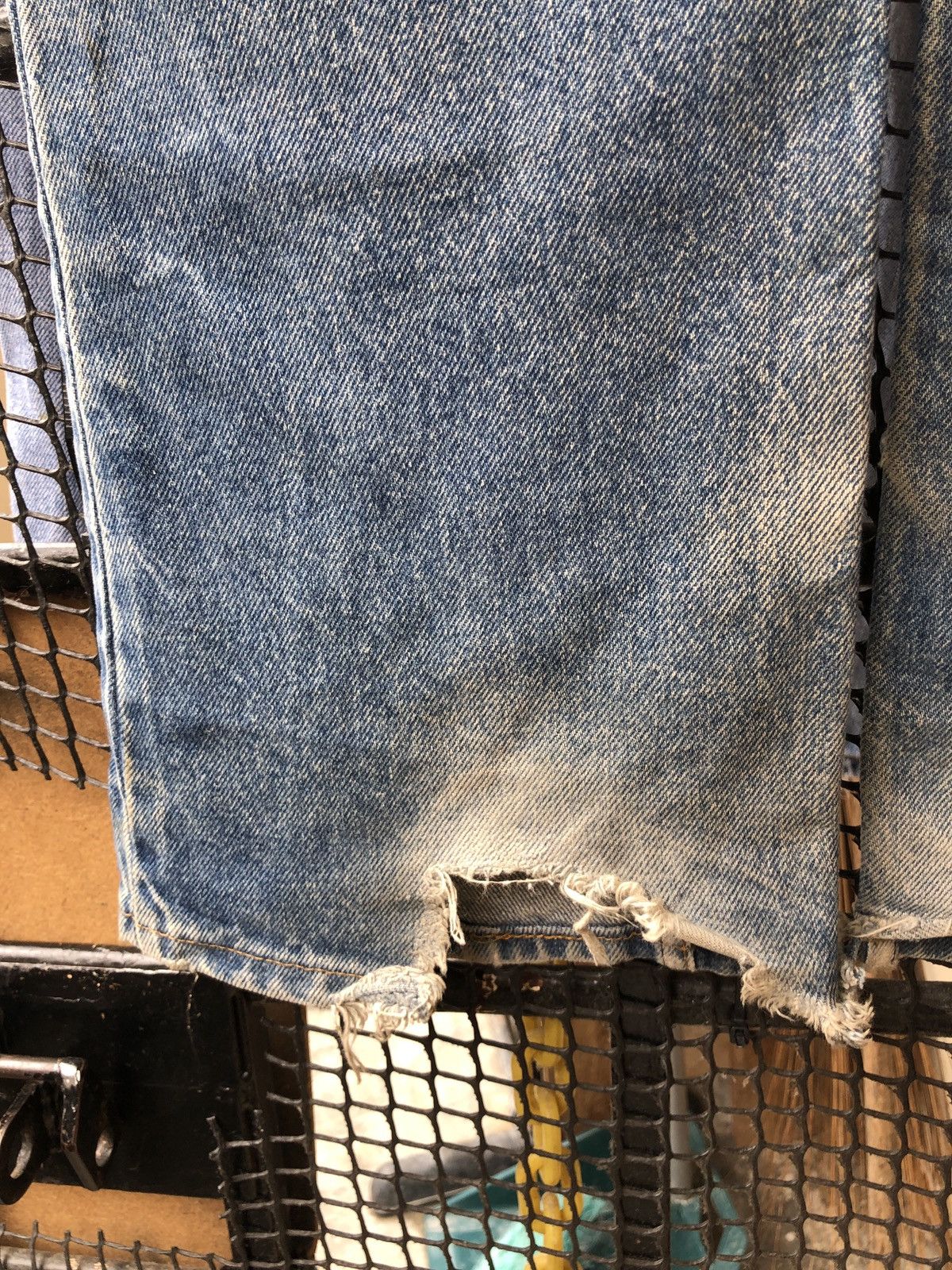 Levi's × Vintage VINTAGE LEVIS 517 ORANGE TAB BOOTCUT FLARED DENIM JEANS Size US 33 - 14 Thumbnail