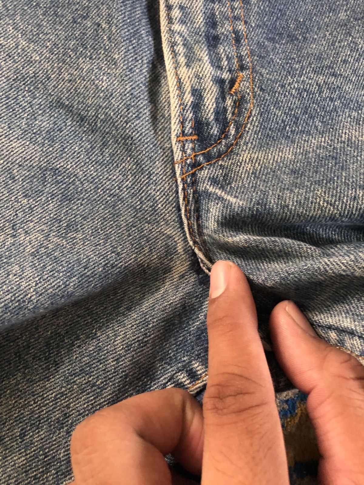 Levi's × Vintage VINTAGE LEVIS 517 ORANGE TAB BOOTCUT FLARED DENIM JEANS Size US 33 - 9 Thumbnail