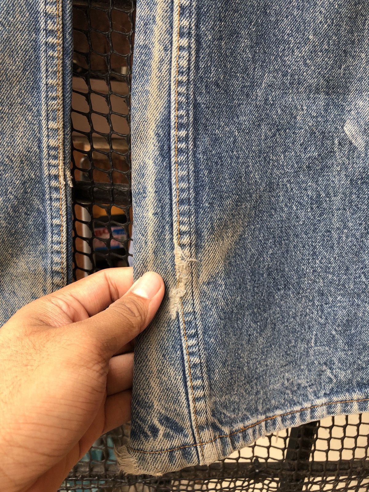 Levi's × Vintage VINTAGE LEVIS 517 ORANGE TAB BOOTCUT FLARED DENIM JEANS Size US 33 - 5 Thumbnail